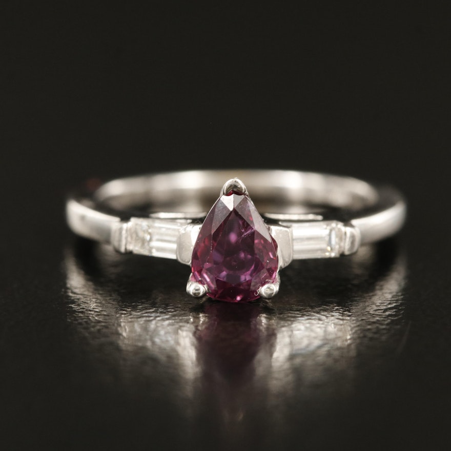 14K Ruby and Diamond Ring