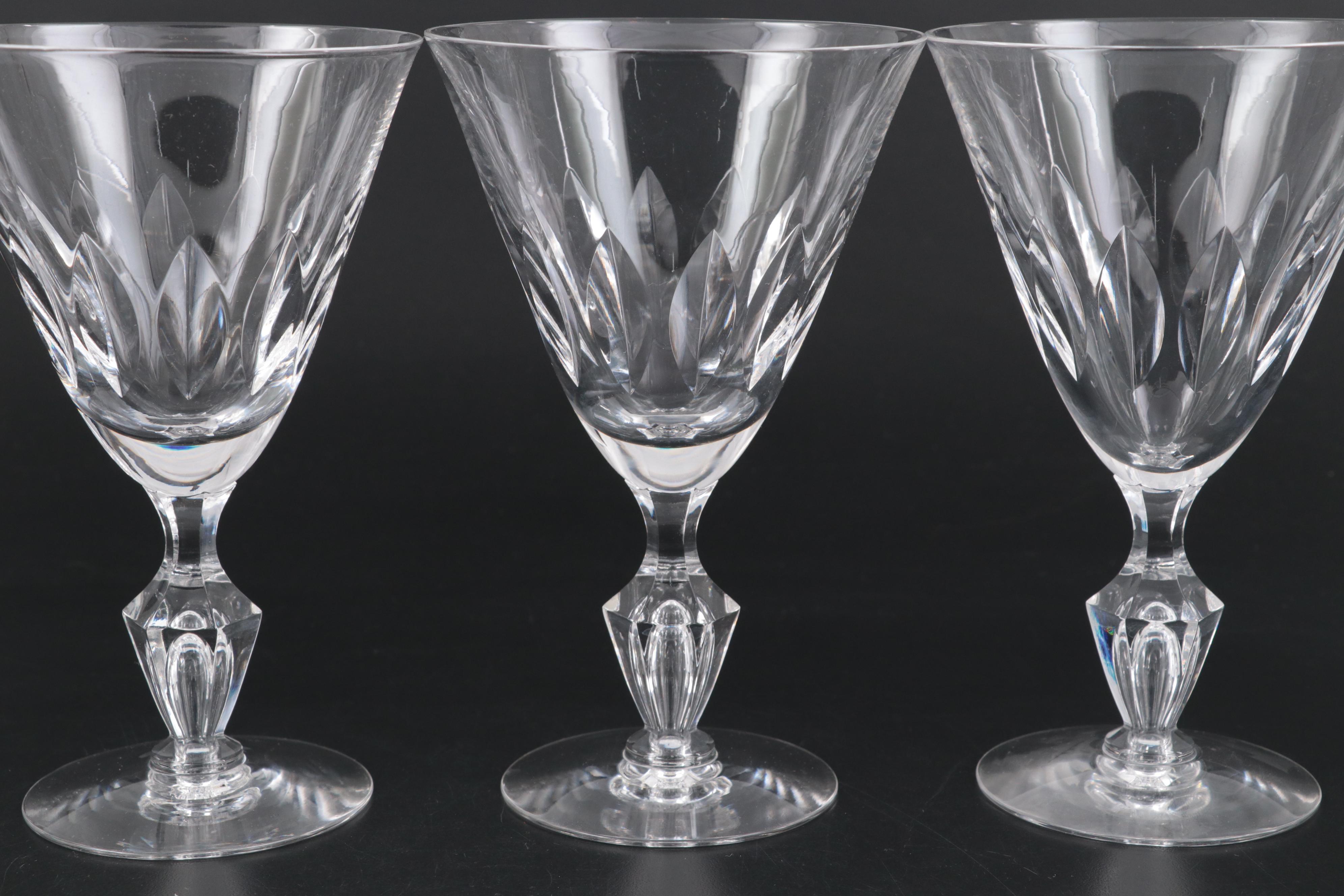 Tiffin-Franciscan "Festival" Glass Water Goblets, 1960-1976