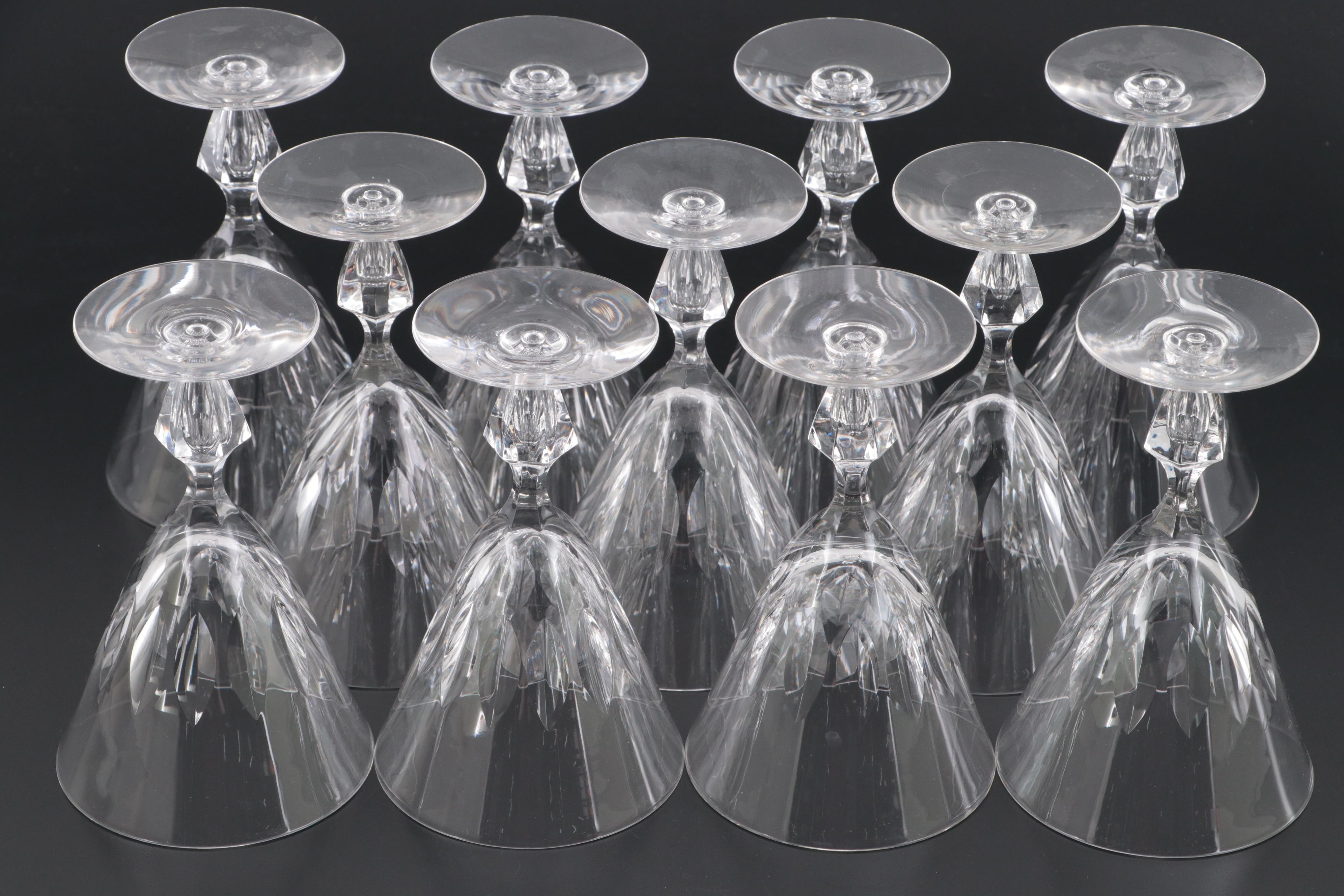 Tiffin-Franciscan "Festival" Glass Water Goblets, 1960-1976