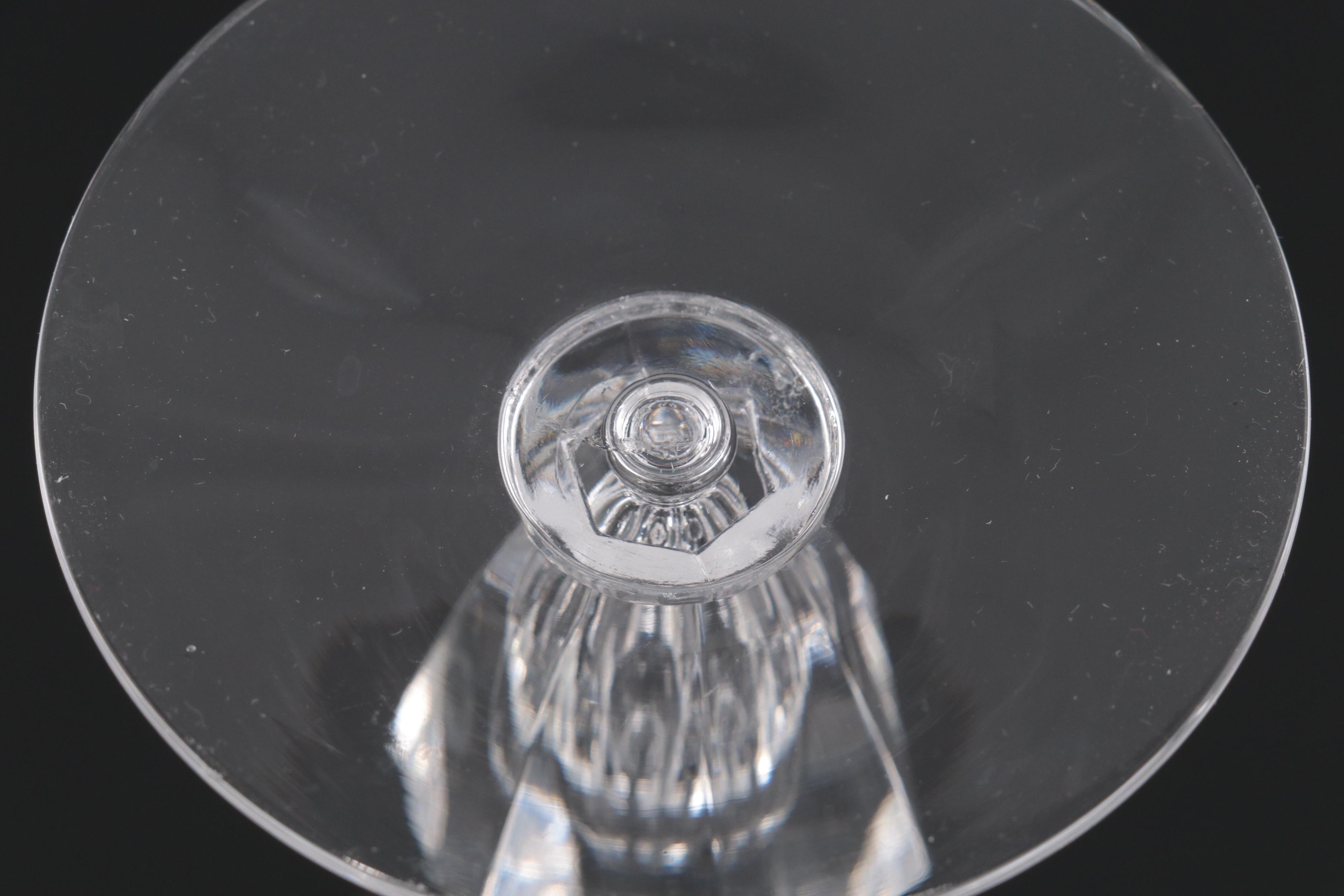 Tiffin-Franciscan "Festival" Glass Water Goblets, 1960-1976