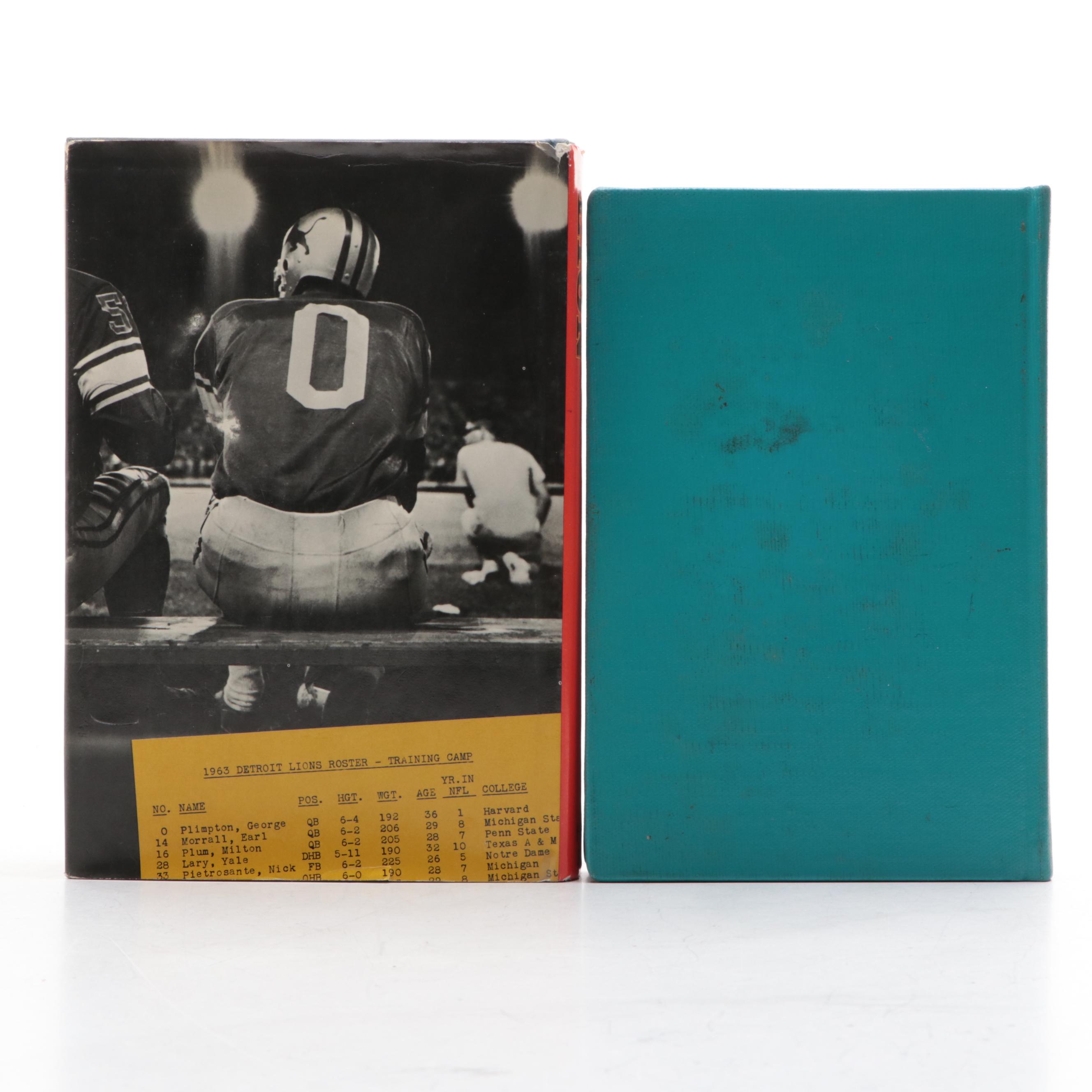 First Edition "Paper Lion" by George Plimpton and More, Mid-20th Century