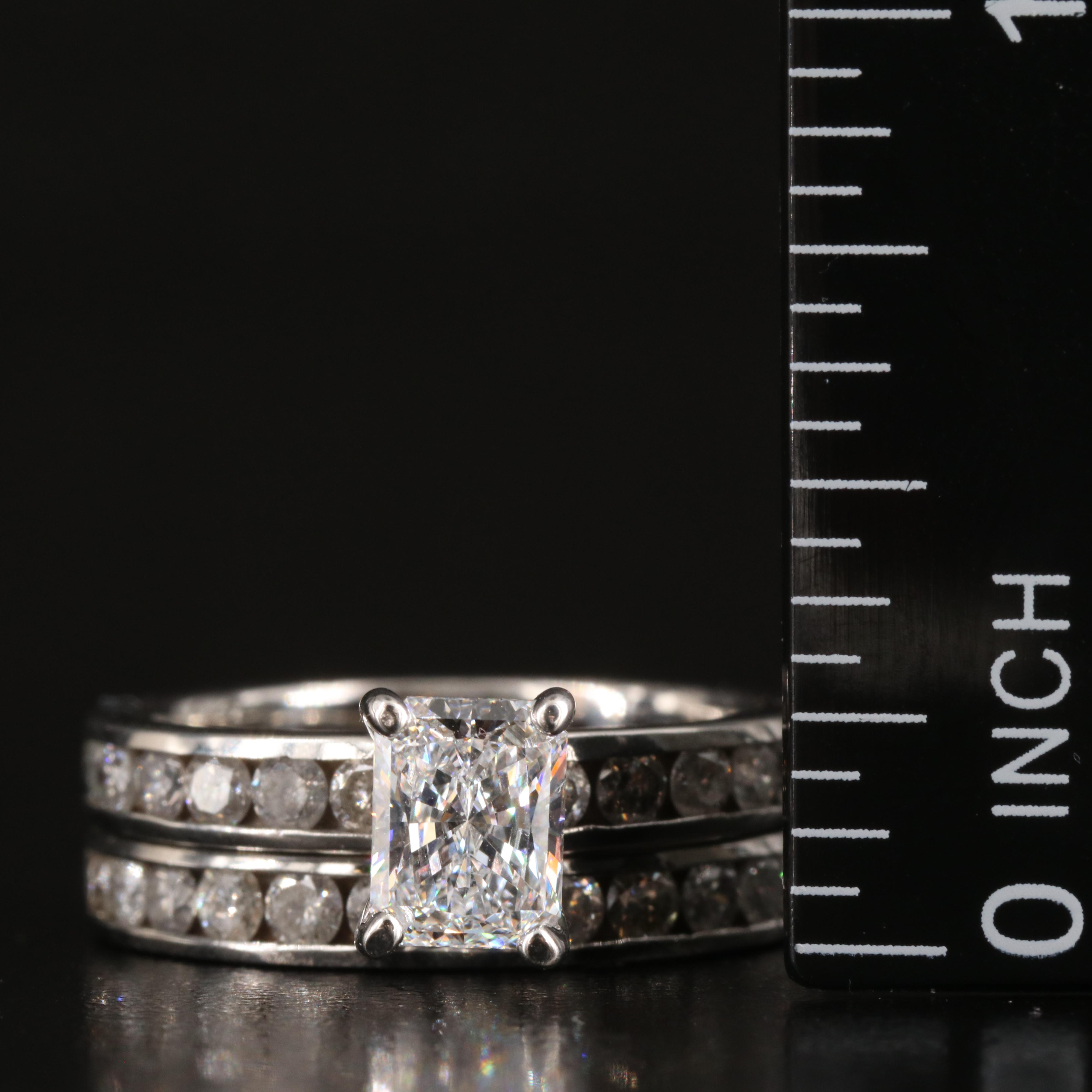 10K 3.63 CTW Lab Grown Diamond Ring Set