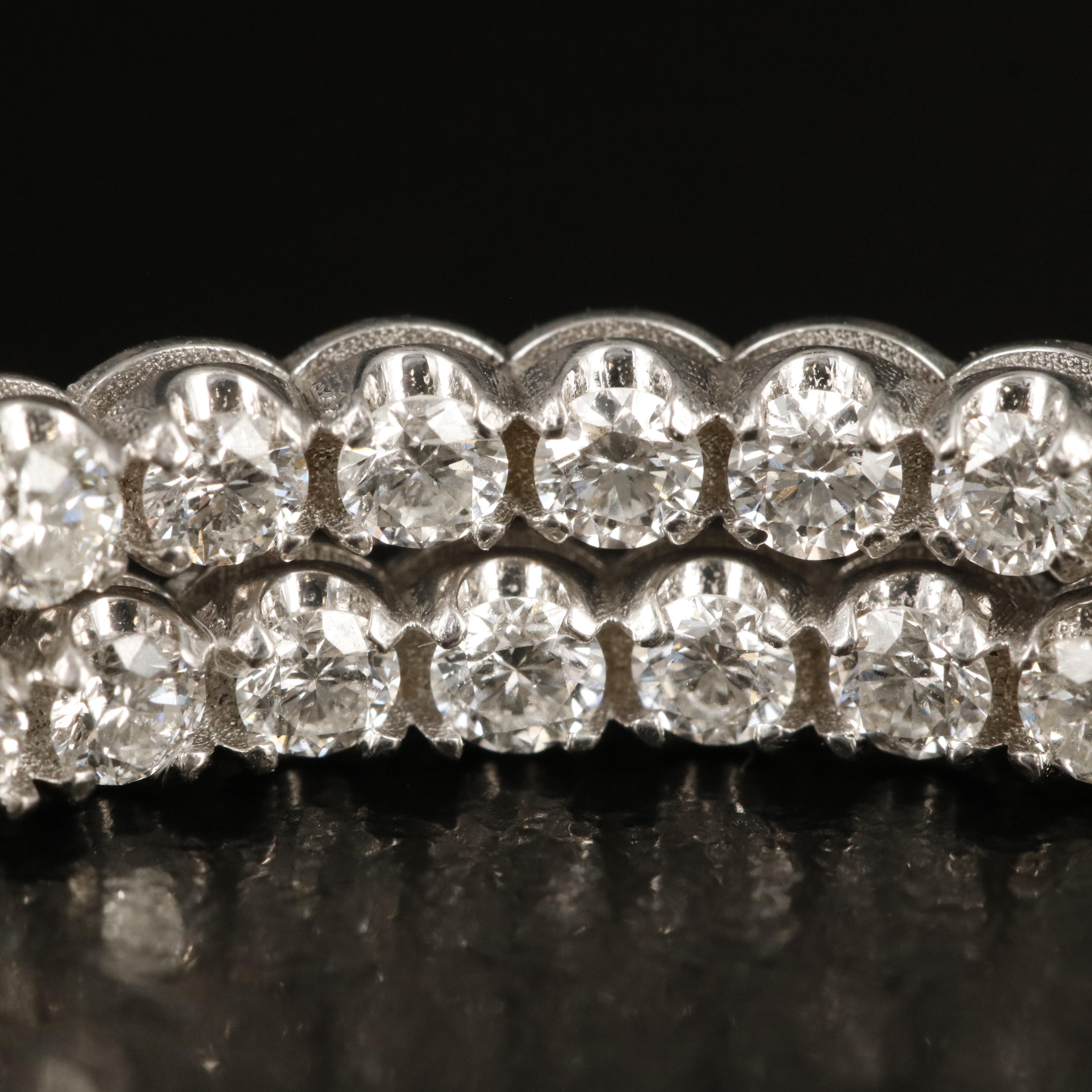 14K 2.69 CTW Diamond Inside-Out Hoop Earrings