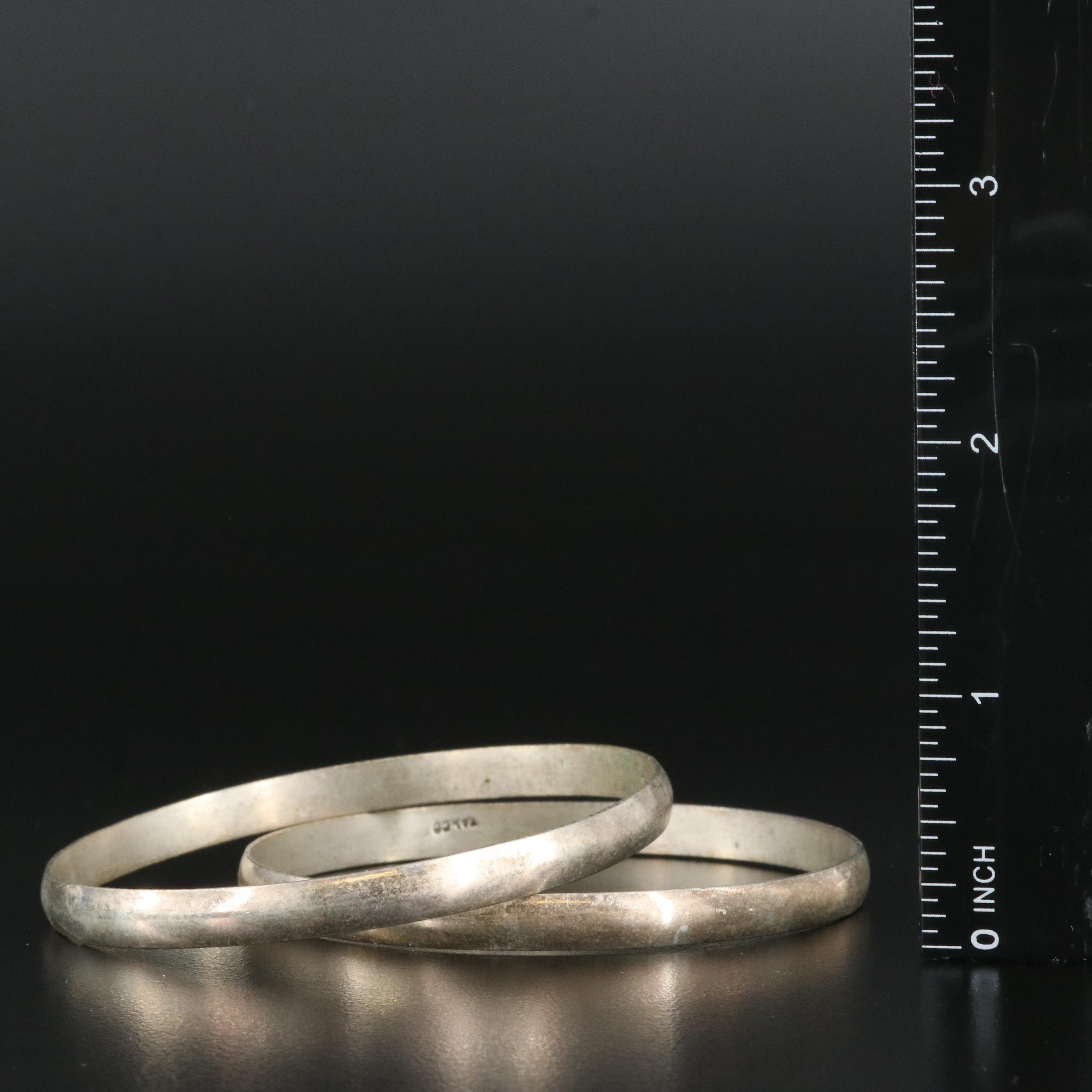 Necklaces and Mexican Bangles Including Tiger's Eye Quartz, Magnesite and Glass