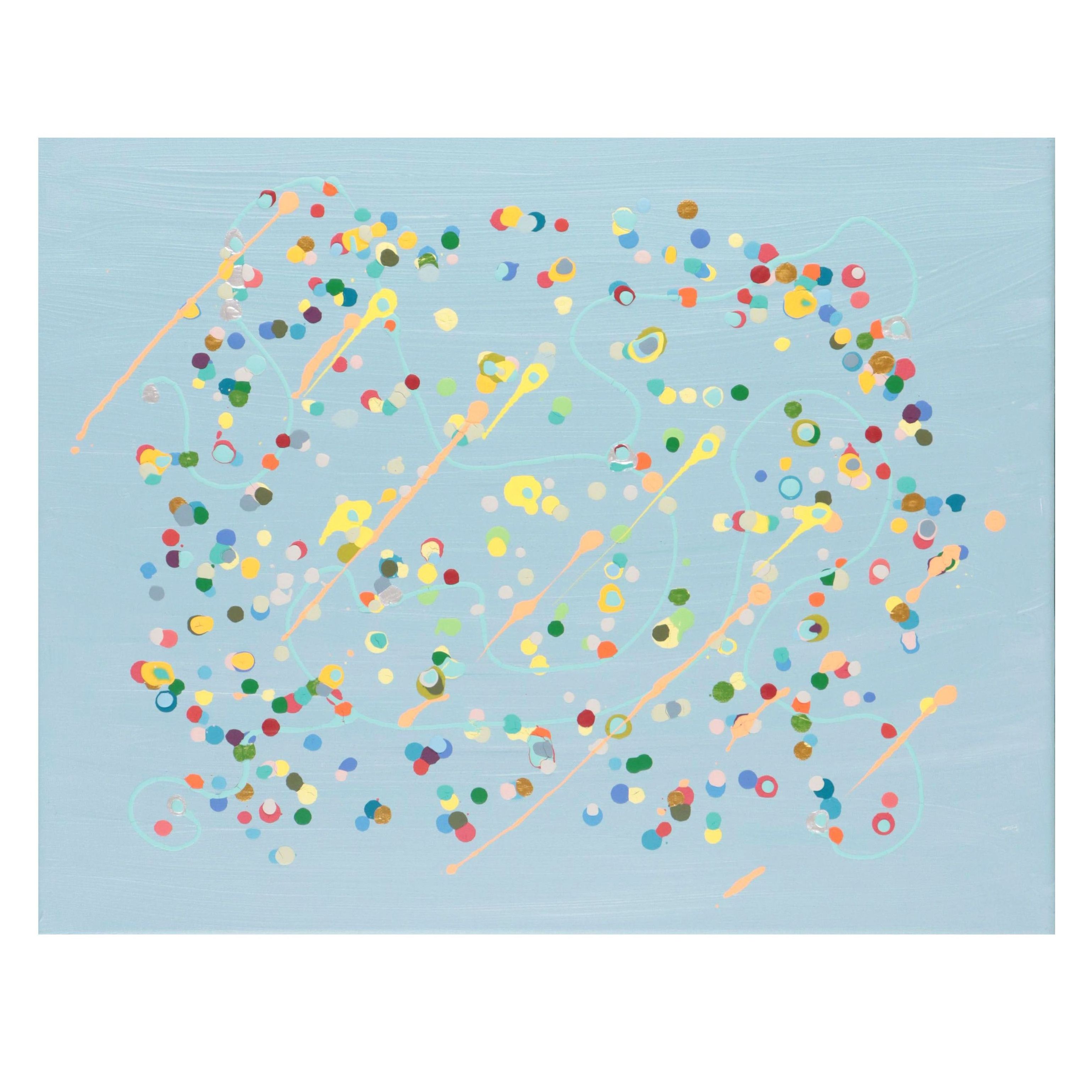 Yano Abstract Acrylic Painting "Moment," 2022