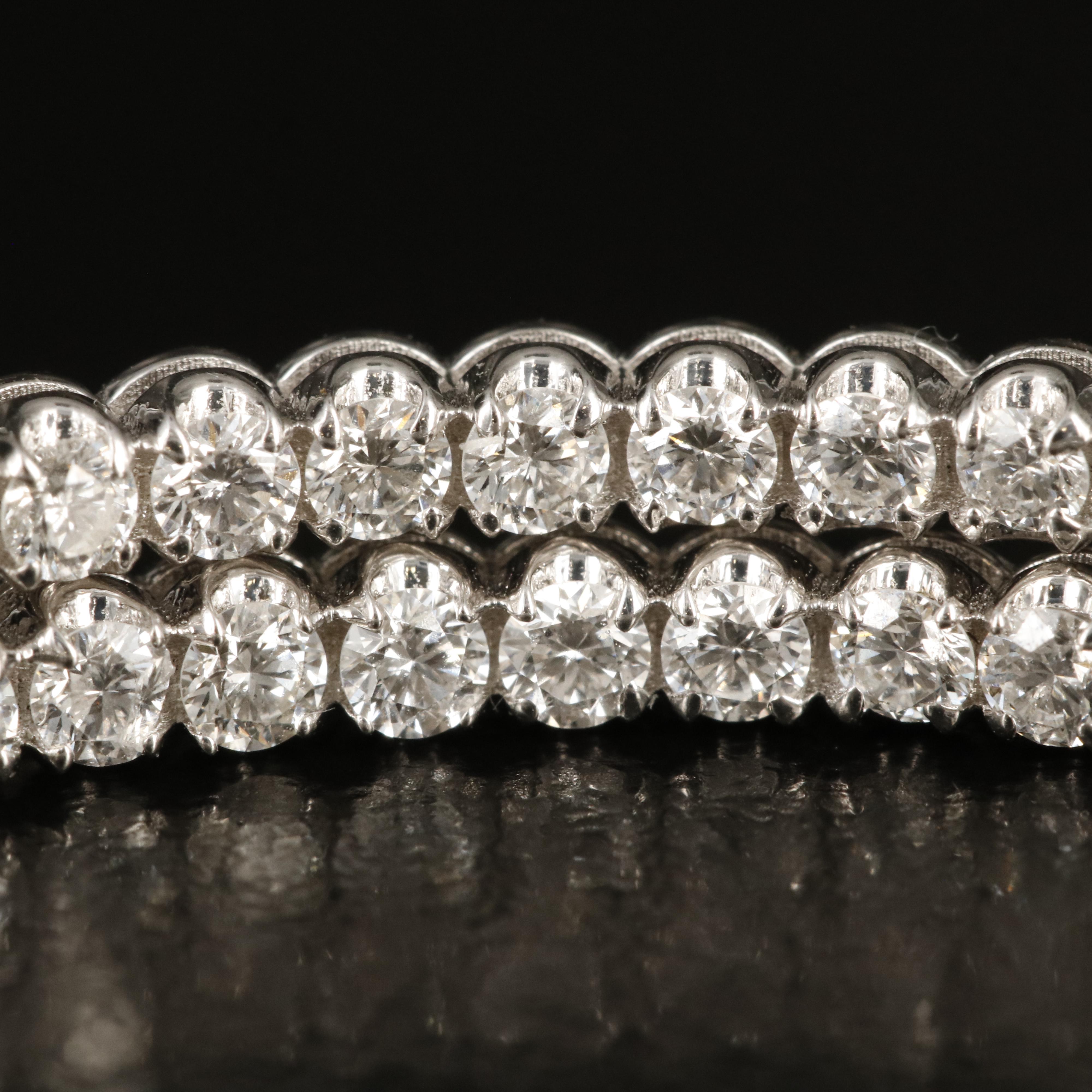 14K 3.07 CTW Diamond Inside-Out Hoop Earrings