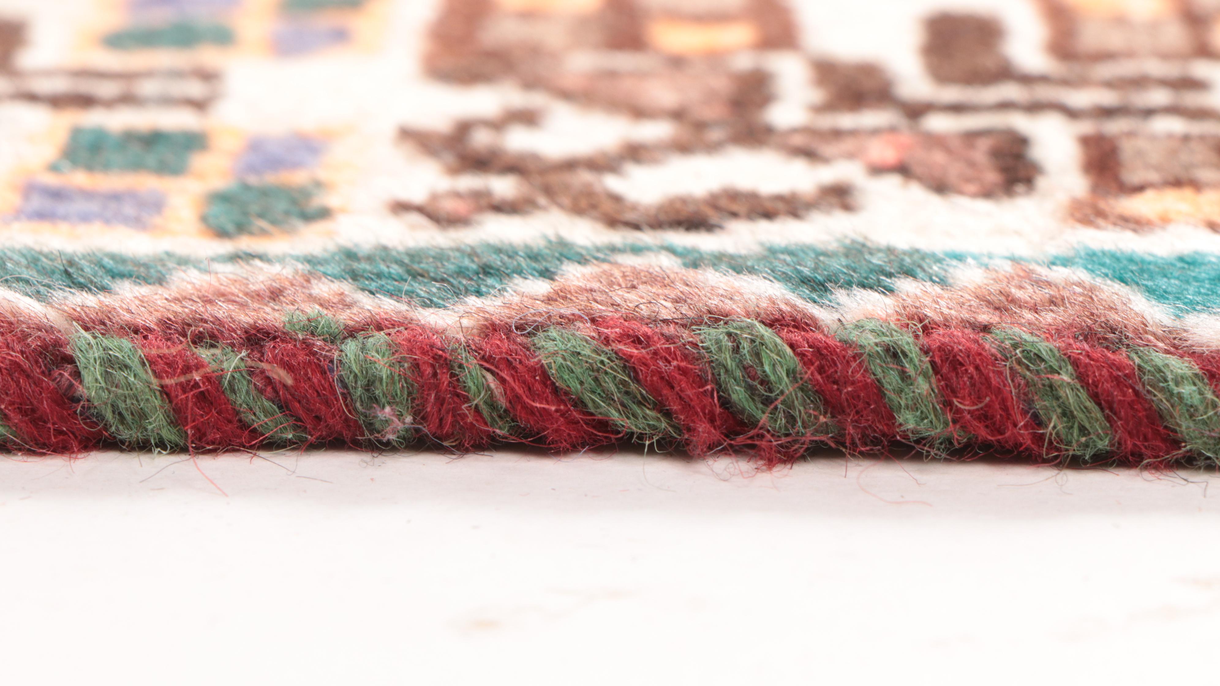 4'11 x 9'1 Hand-Knotted Persian Bakhtiari Garden Panel Area Rug