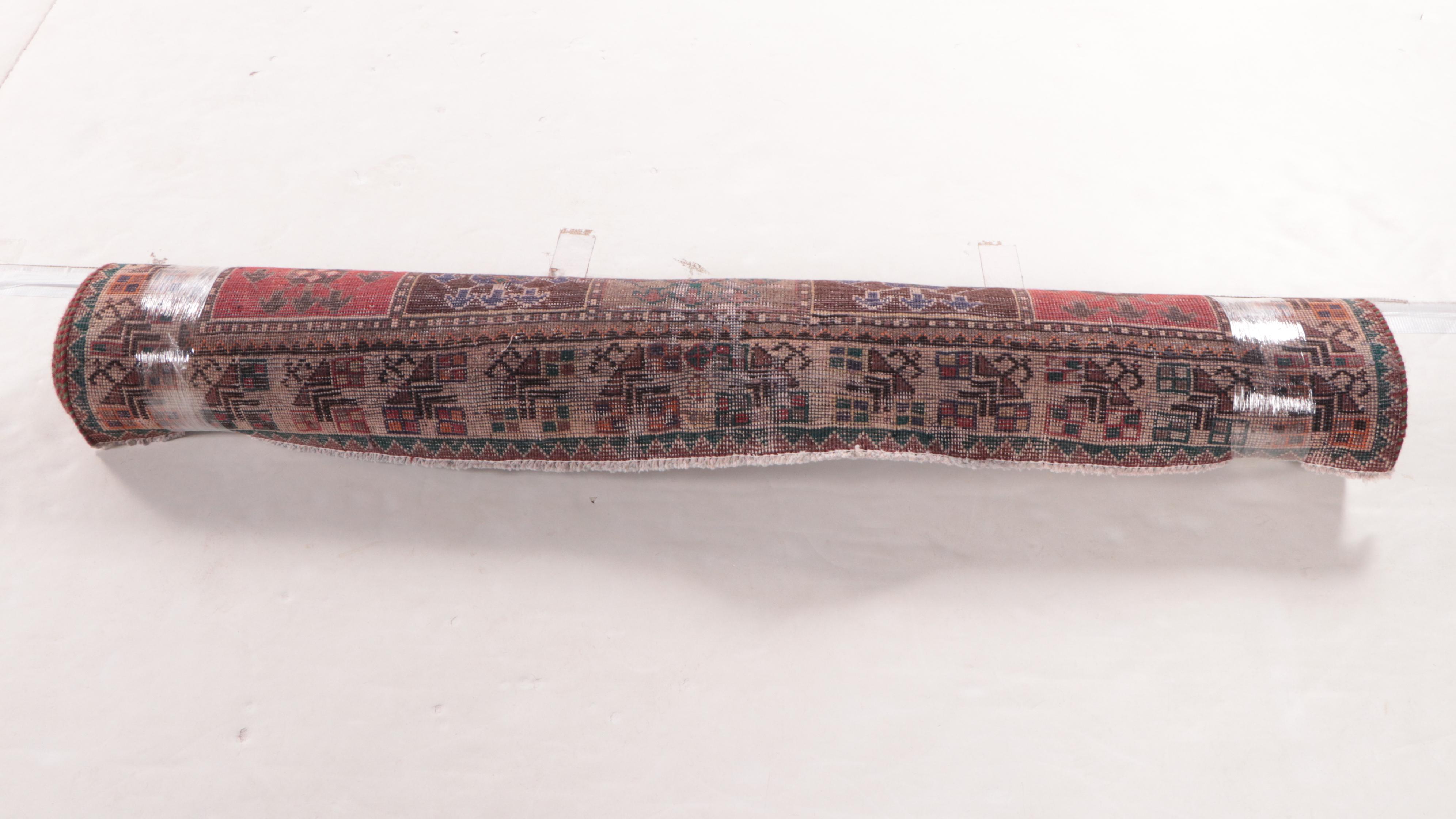 4'11 x 9'1 Hand-Knotted Persian Bakhtiari Garden Panel Area Rug