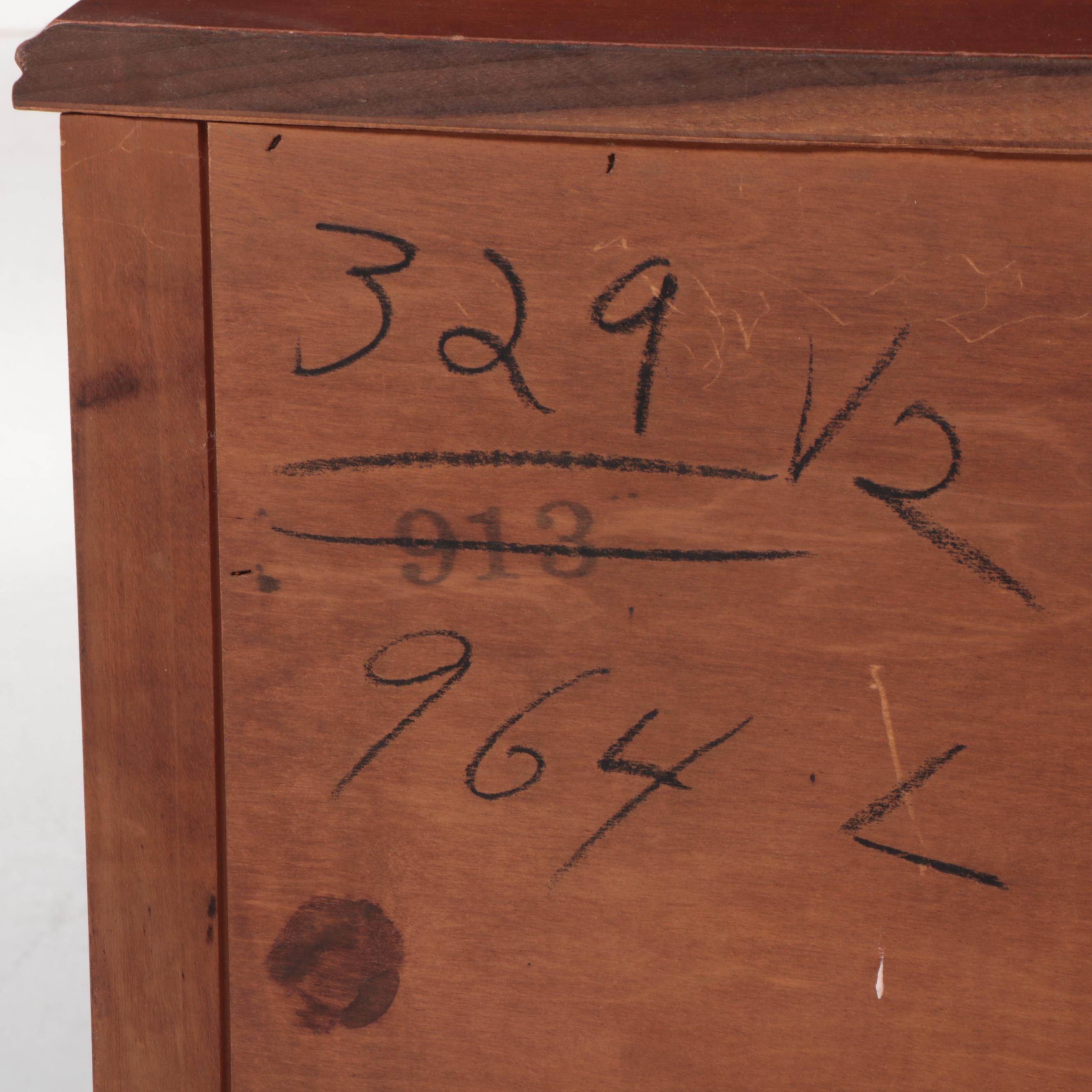 Louis XV Style Cherrywood Finish Chest of Drawers