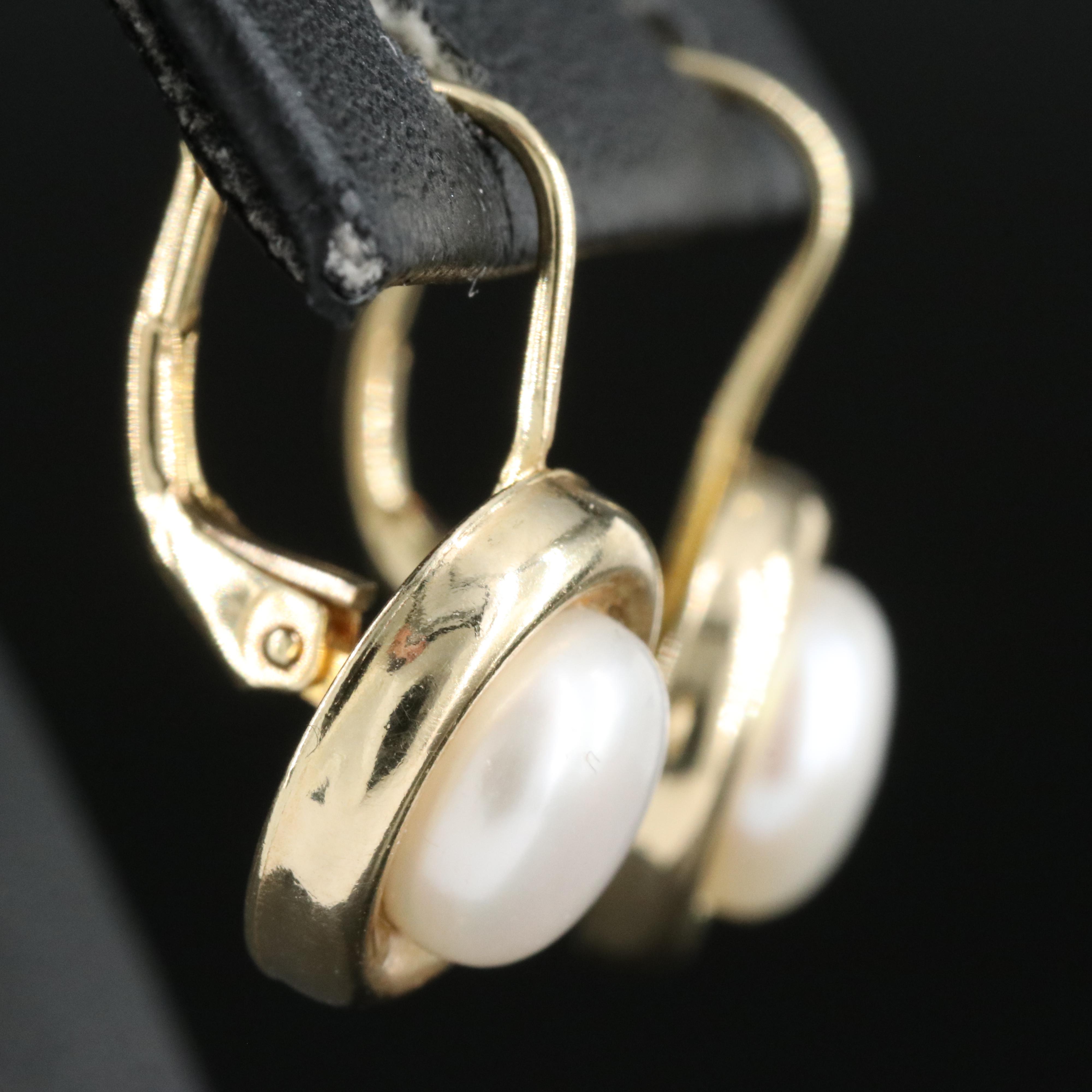 14K Pearl Earrings