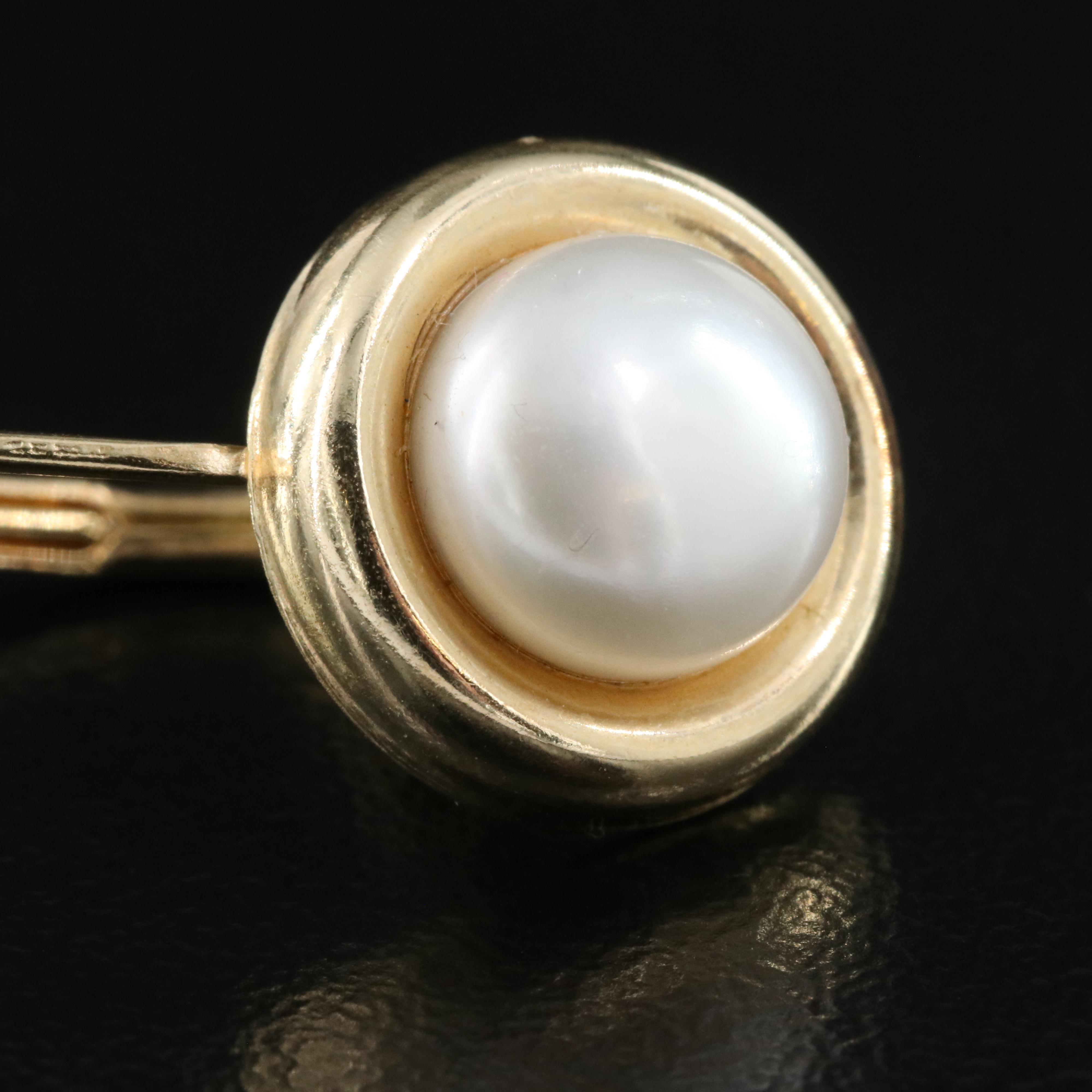 14K Pearl Earrings