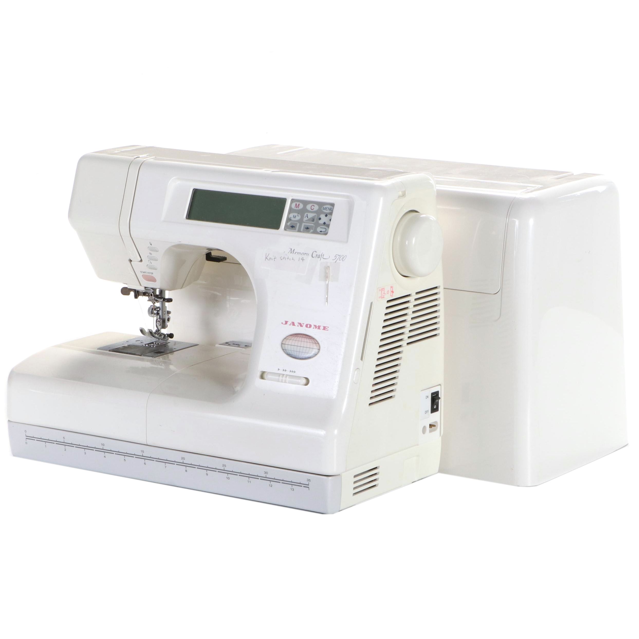 Janome Memory Craft 5700 Computerized Sewing Machine