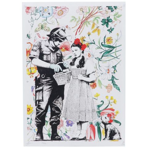 Death NYC Pop Art Graphic Print Homage to Gucci and The Wizard of Oz, 2022