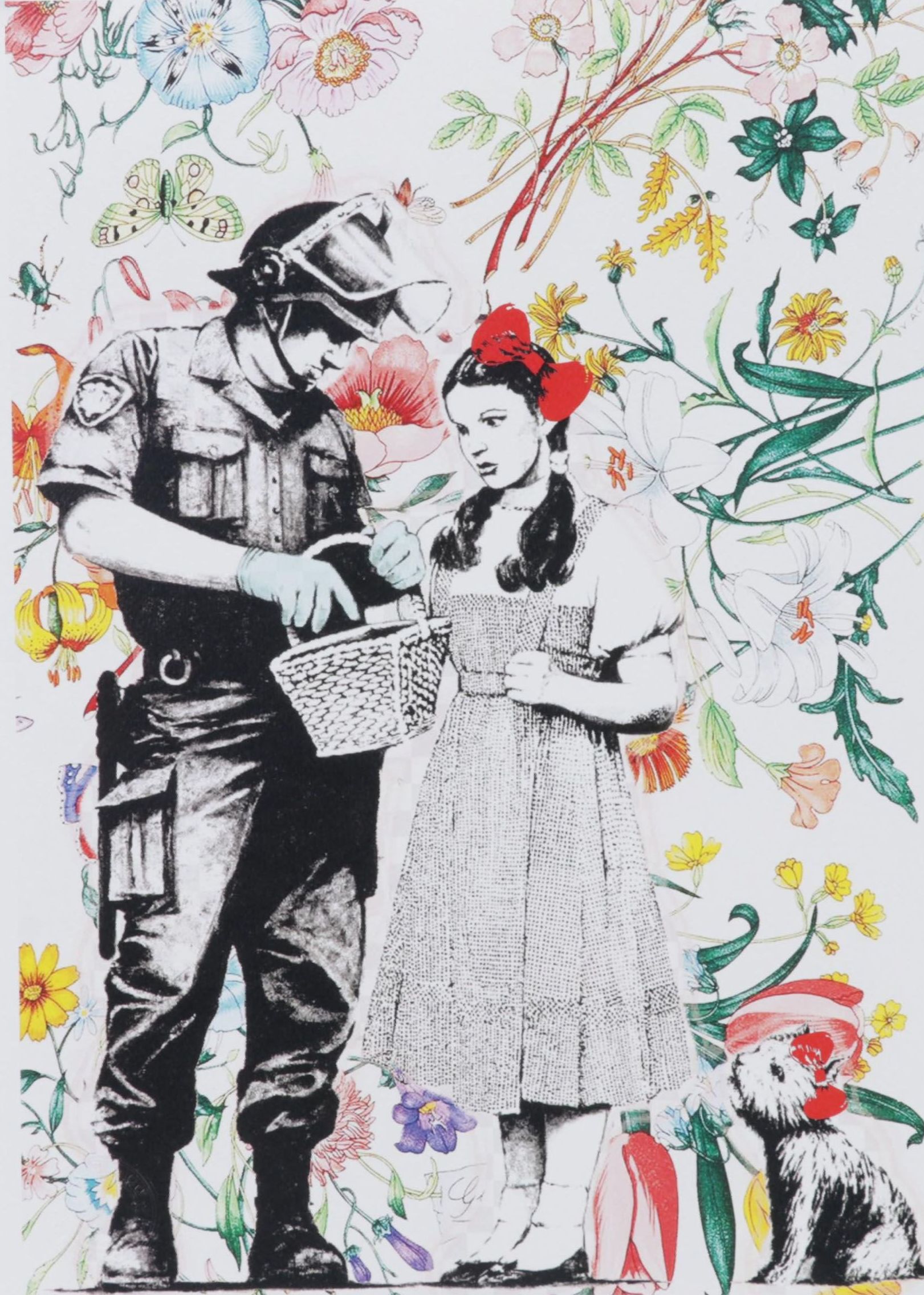 Death NYC Pop Art Graphic Print Homage to Gucci and The Wizard of Oz, 2022