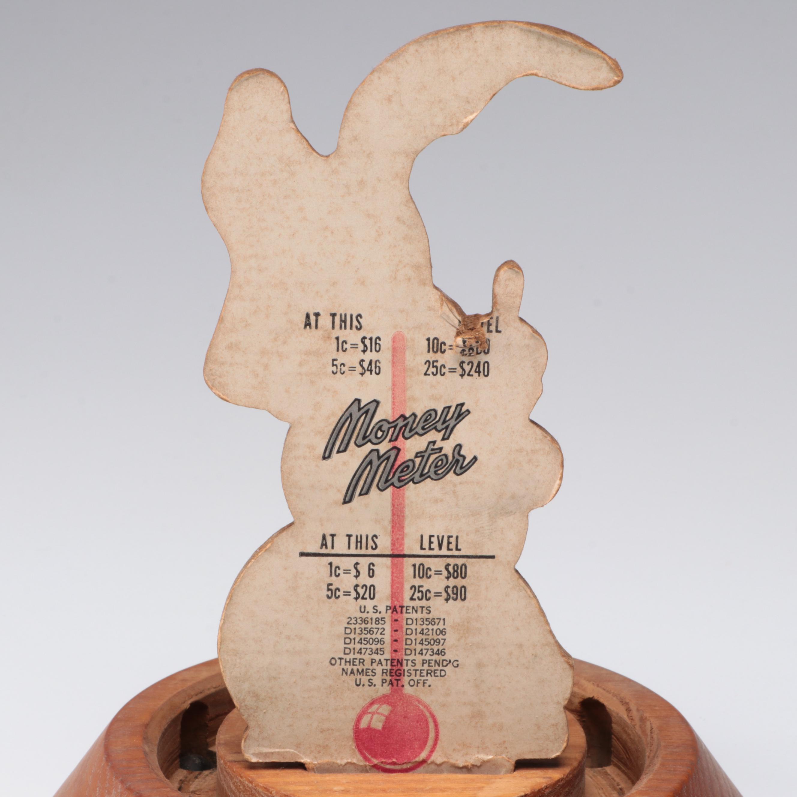 Vic Moran "A Little Jack" Rabbit Bubble Bank Coin Bank, Mid-20th C.