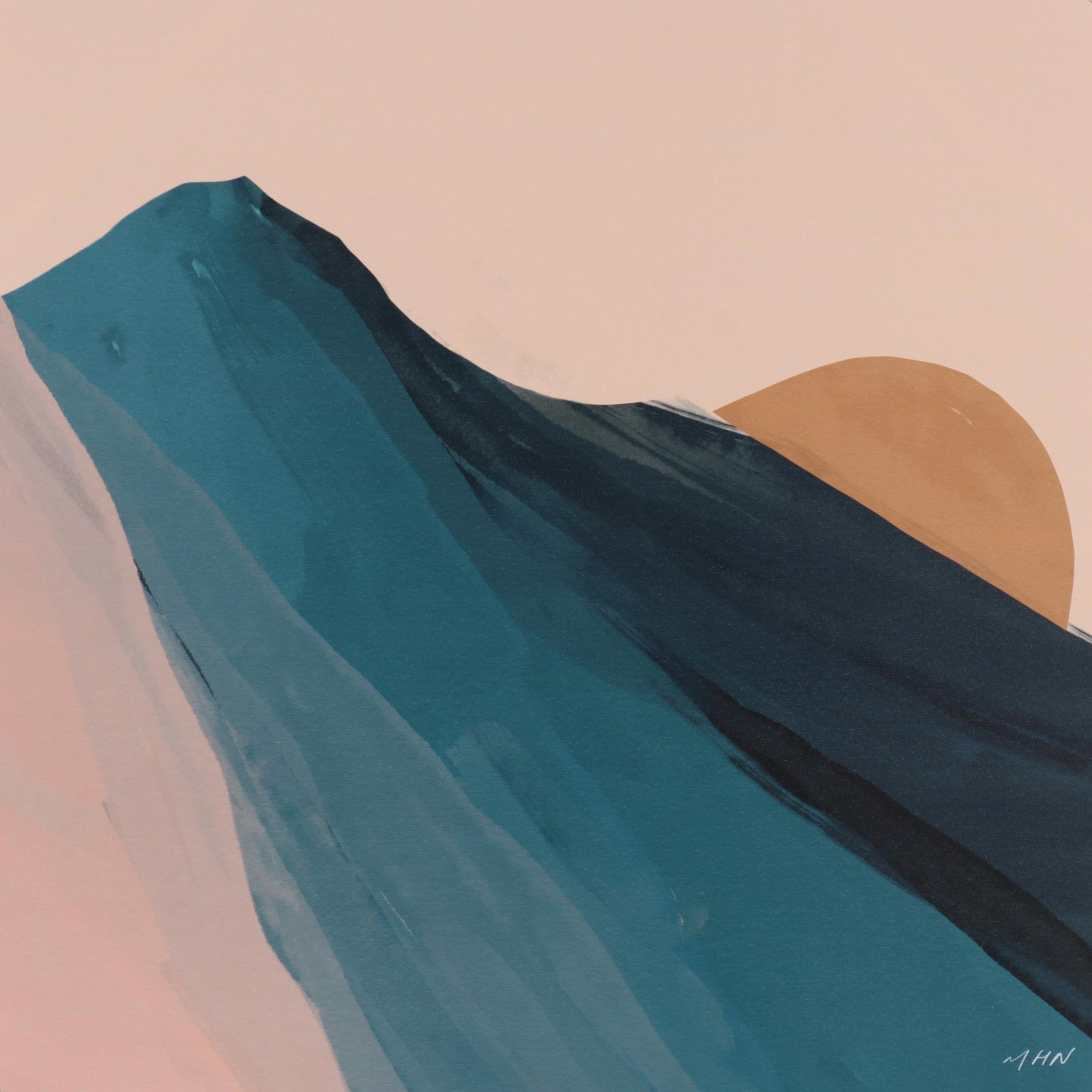 Giclée After Morgan Harper Nichols of Abstract Mountain Landscape