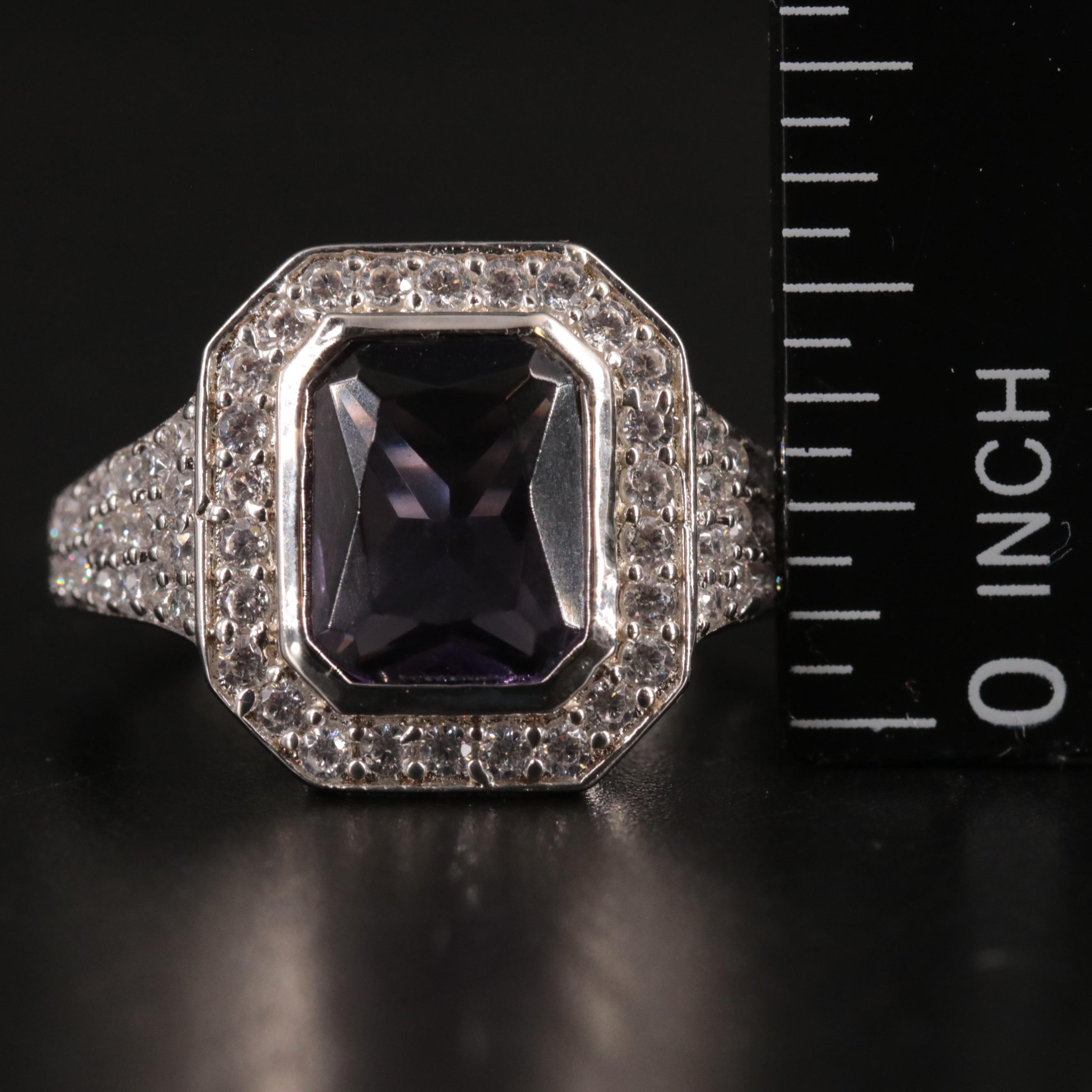 Sterling Silver Amethyst Ring