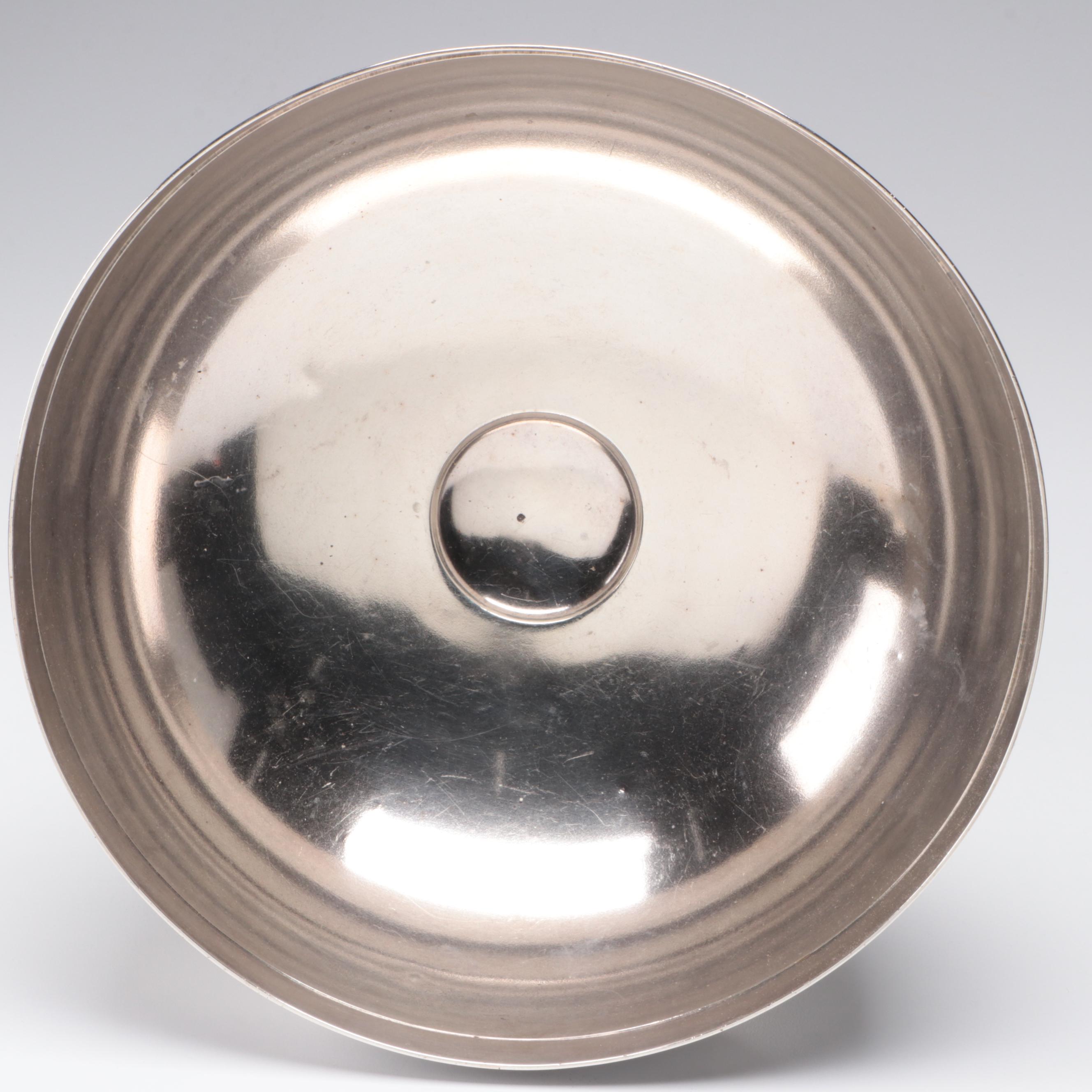 Whiting Manufacturing Company Sterling Silver Pedestal Bowl with Die-Cast Rim