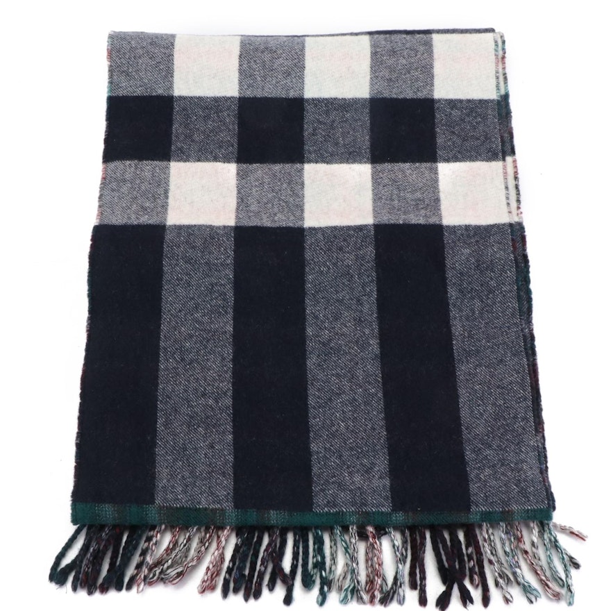 Burberry Wool Scarf in Multiple Patterns