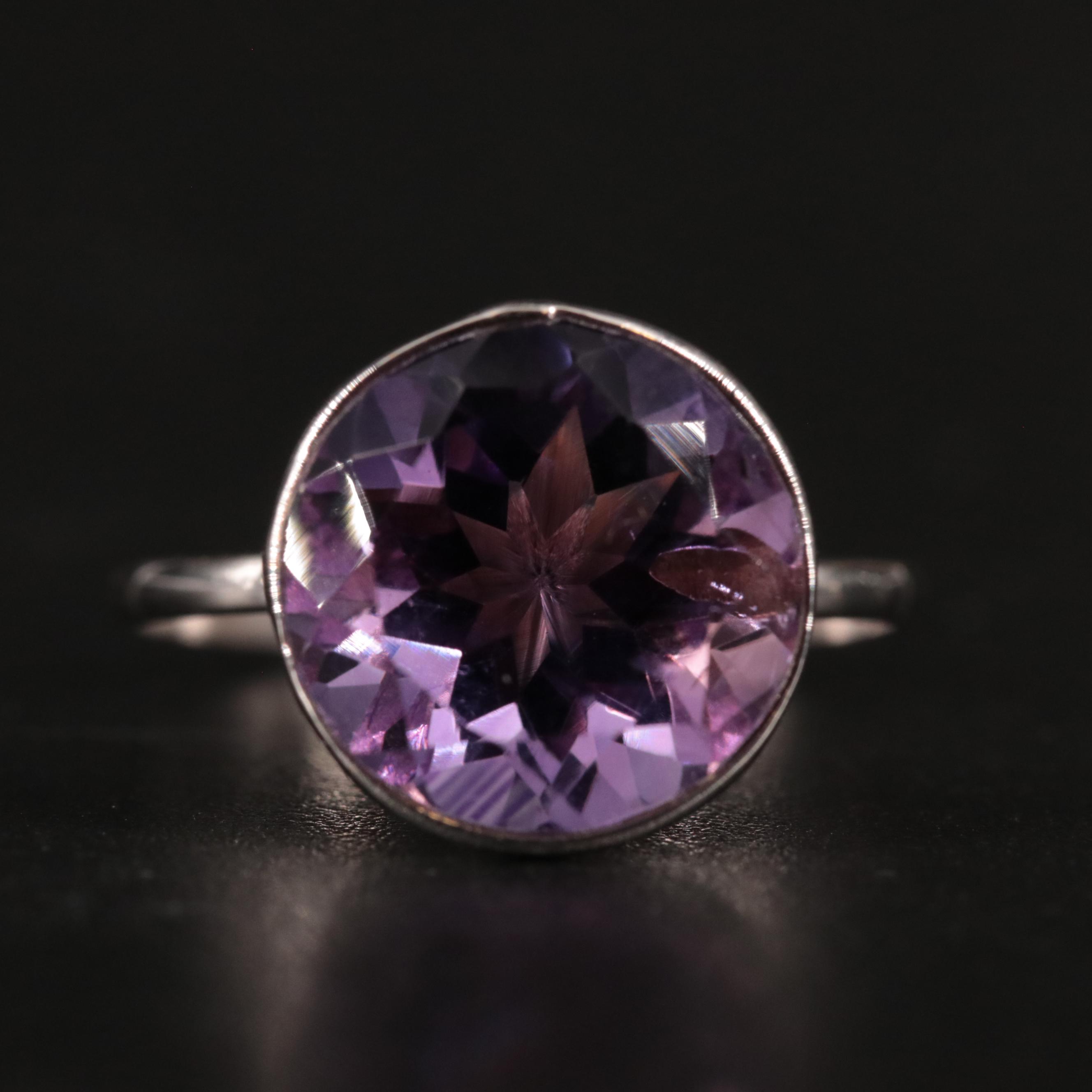 14K Amethyst Ring