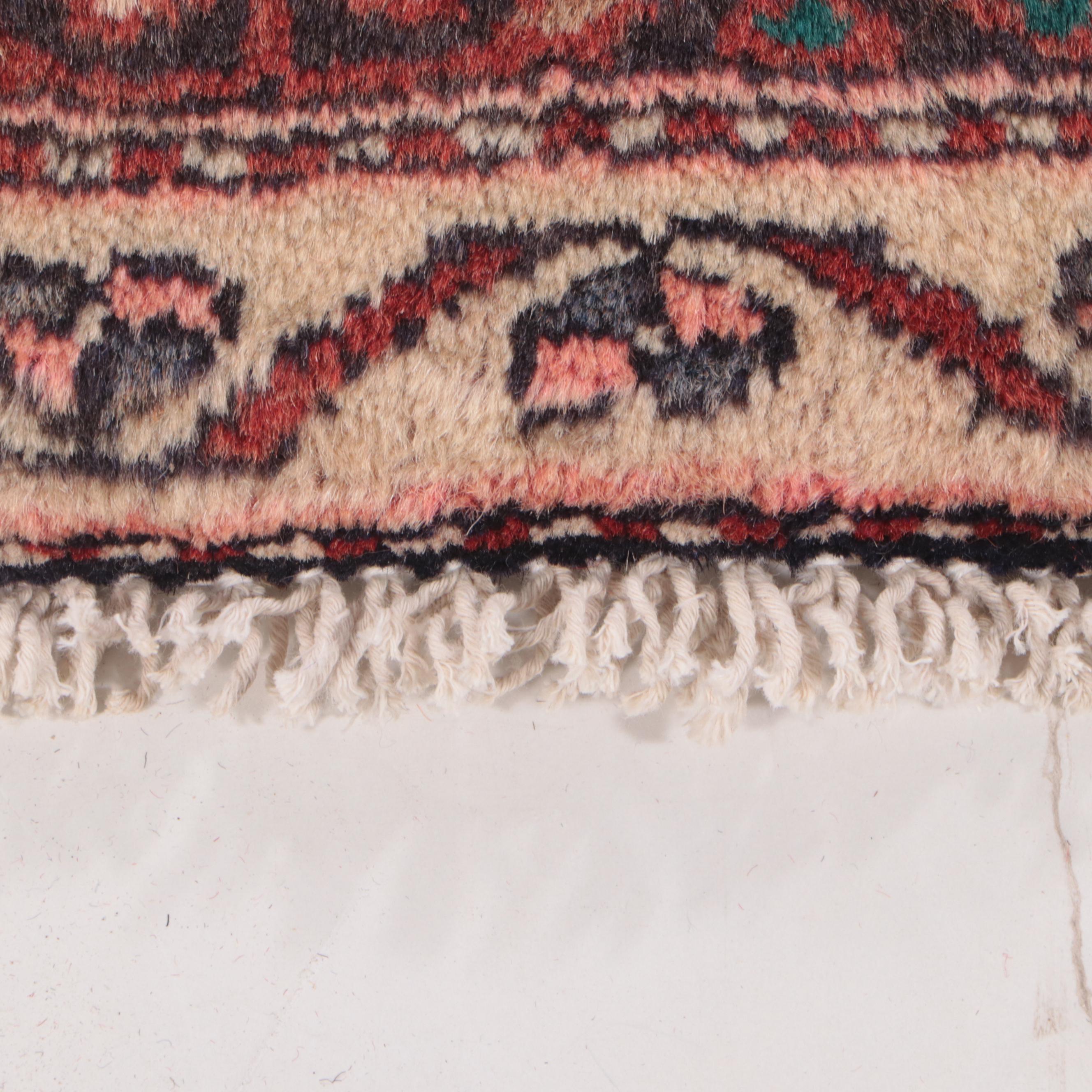 3'10 x 11'3 Hand-Knotted Persian Hamadan Carpet Runner Long Rug