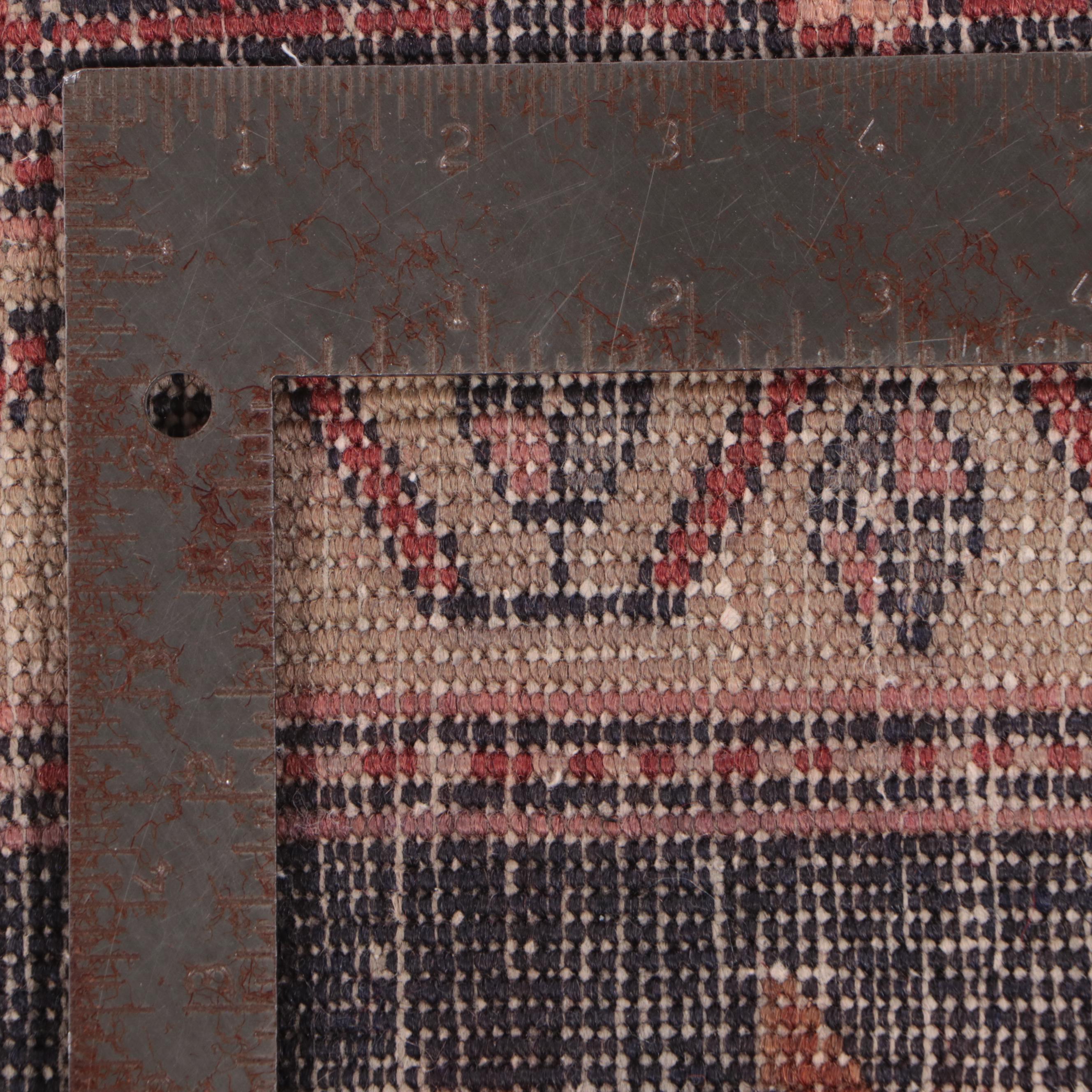 3'10 x 11'3 Hand-Knotted Persian Hamadan Carpet Runner Long Rug