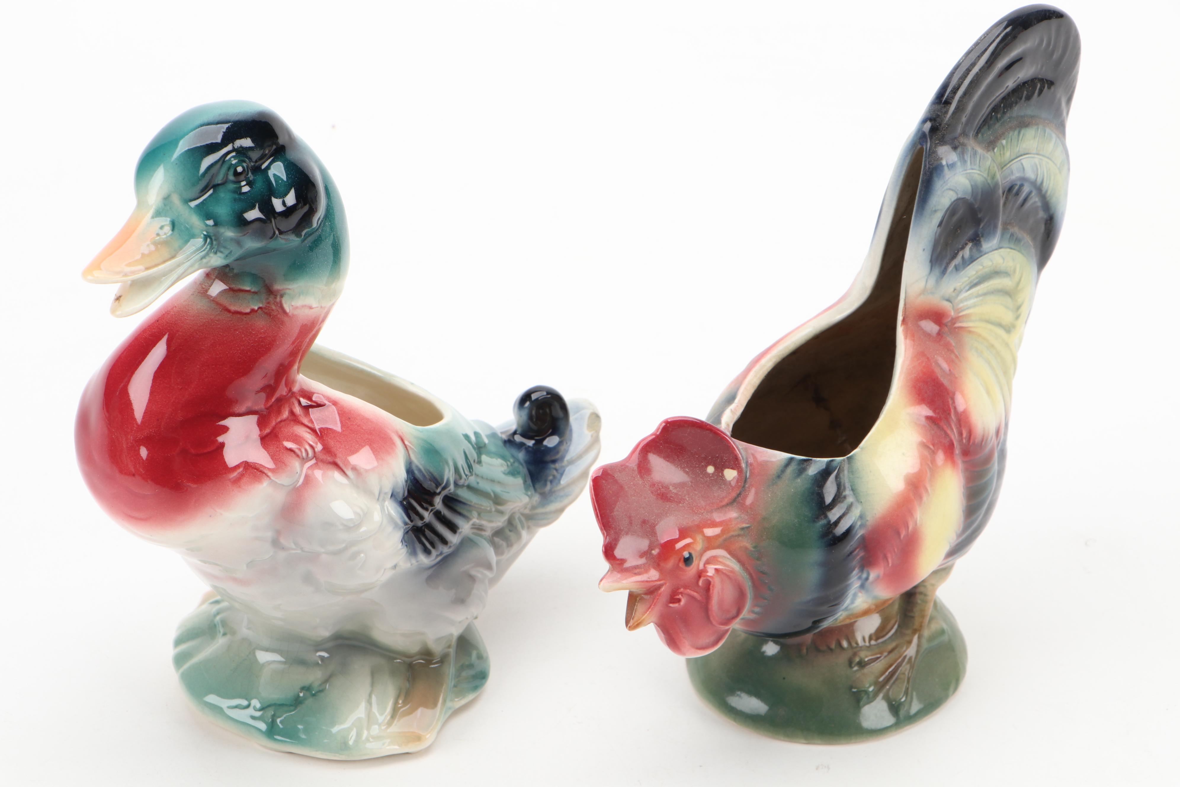 Nancy Pew Giftwares Co. with Other Figural Planters, Mid to Late 20th Century