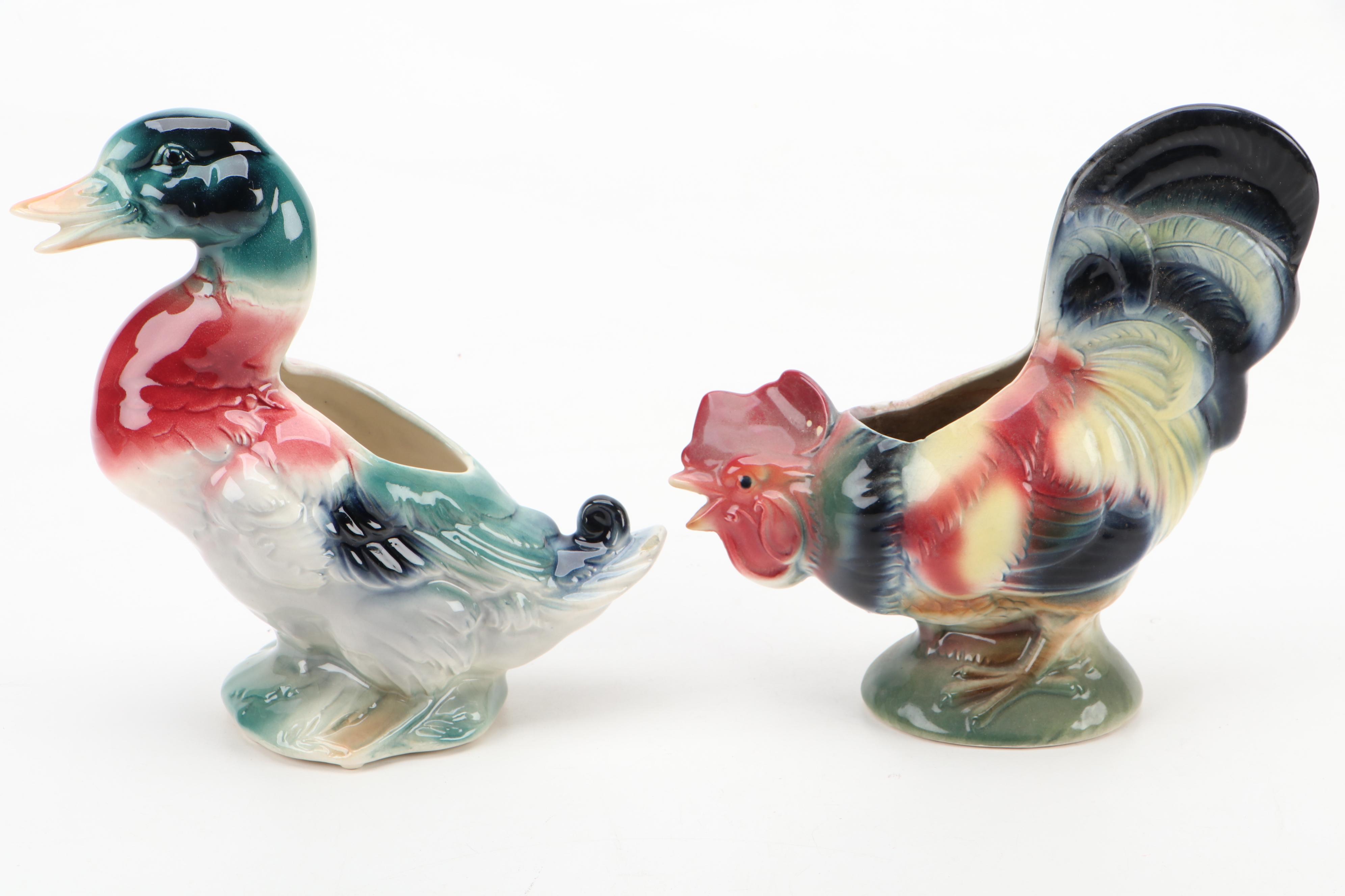 Nancy Pew Giftwares Co. with Other Figural Planters, Mid to Late 20th Century