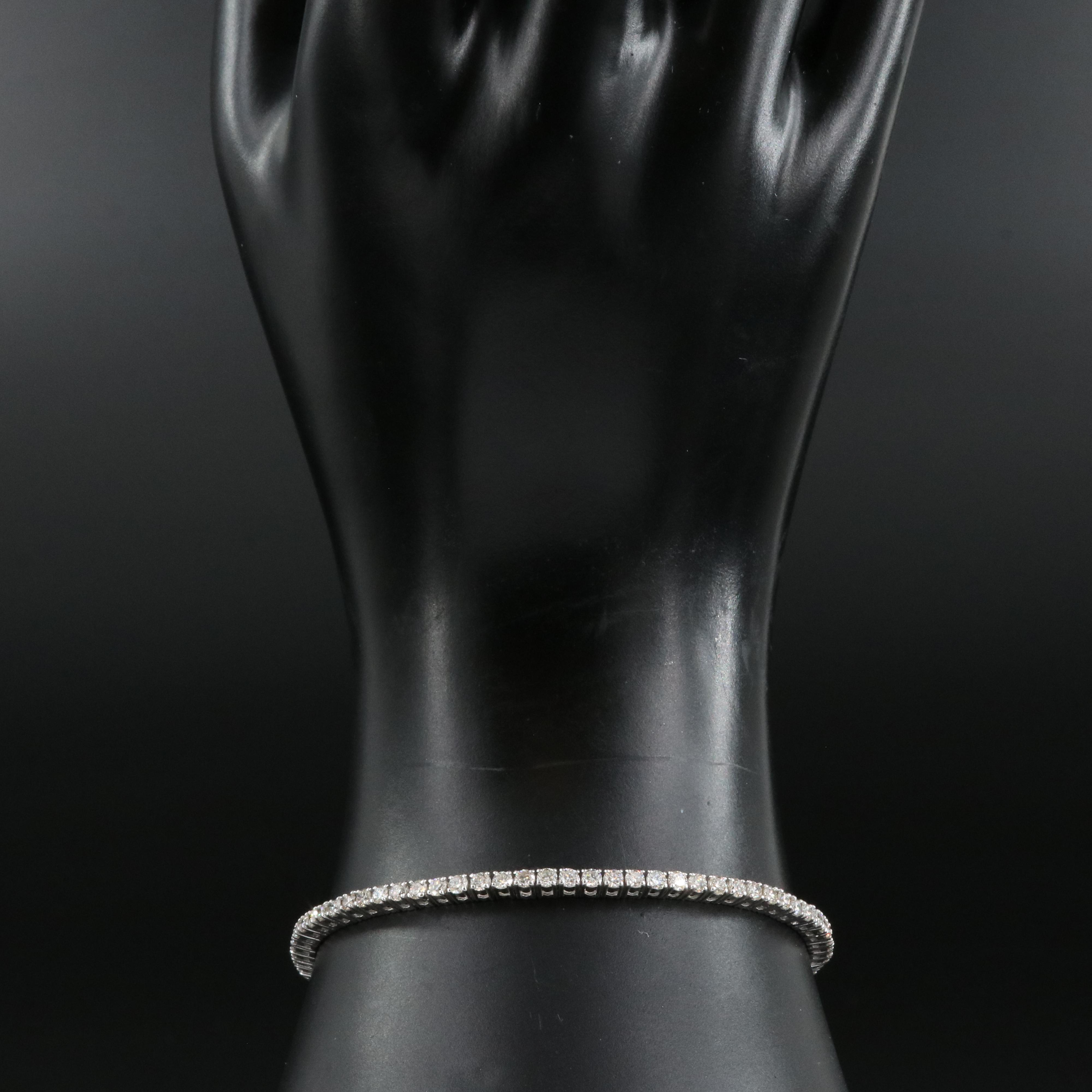 14K 2.95 CTW Diamond Line Bracelet