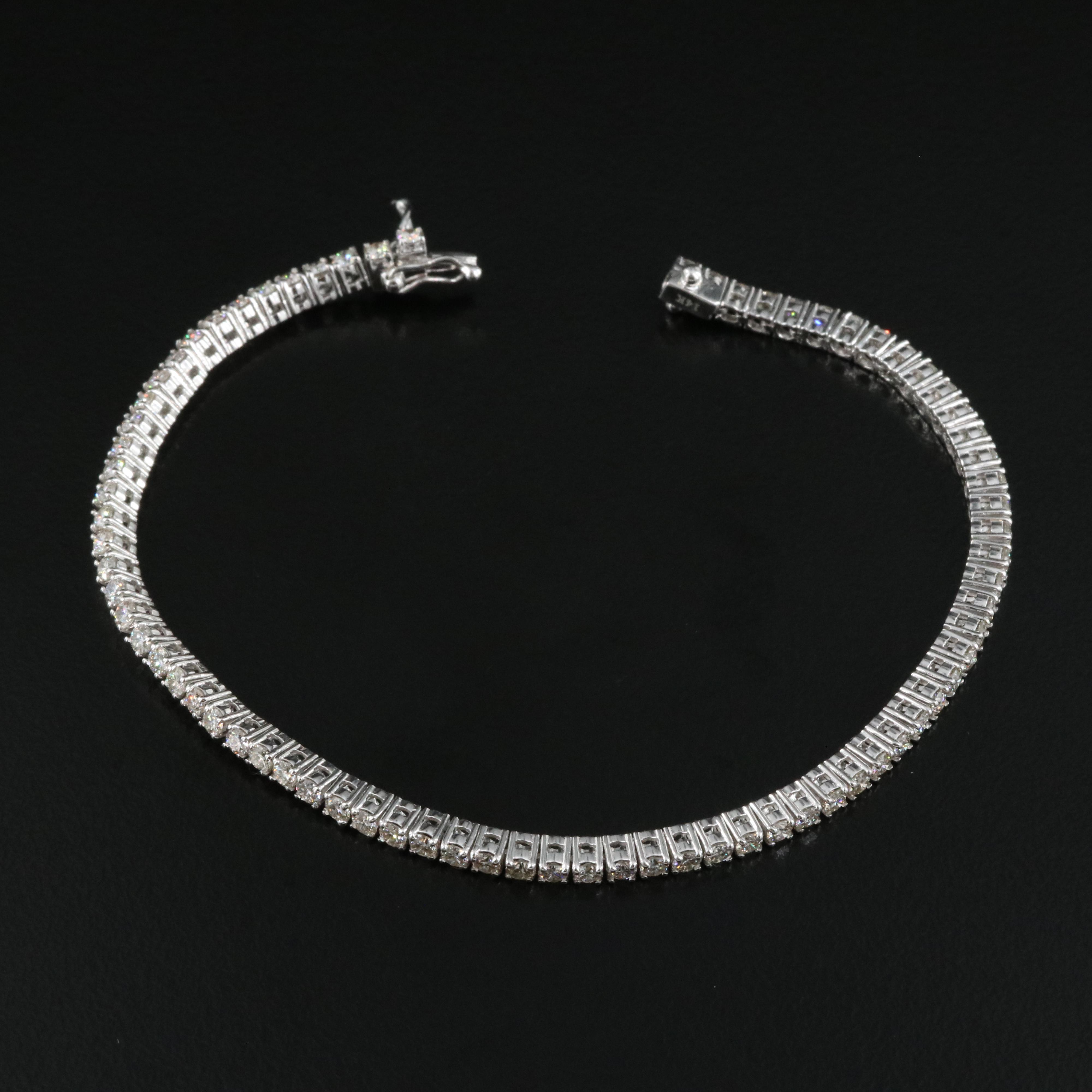 14K 2.95 CTW Diamond Line Bracelet