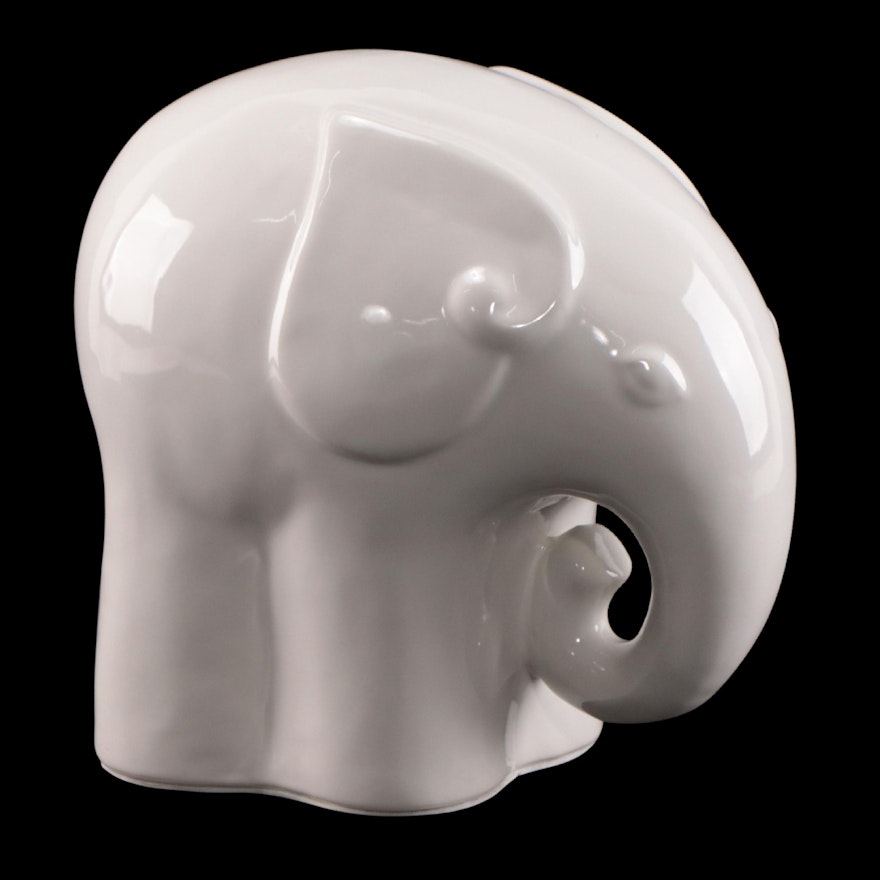 Port 68 Ceramic Elephant Figurine