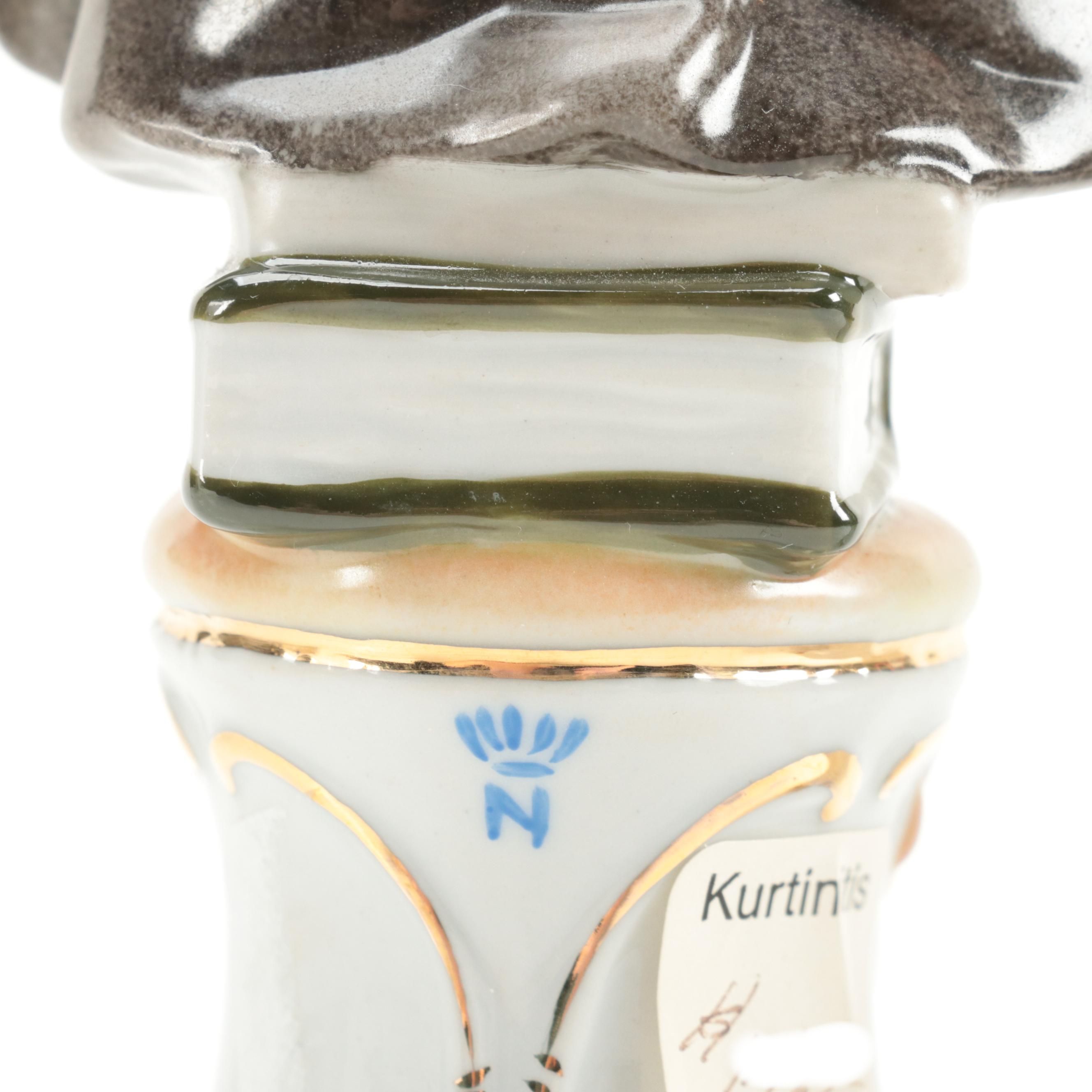 Italian Style Porcelain Commedia Dell'Arte Figurines