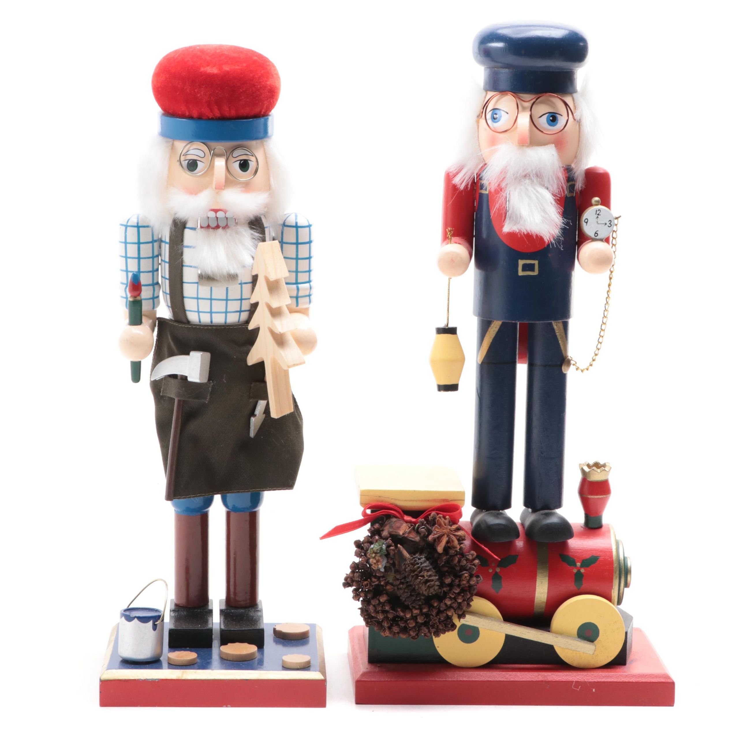 Station Master and Carpenter Nutcrackers
