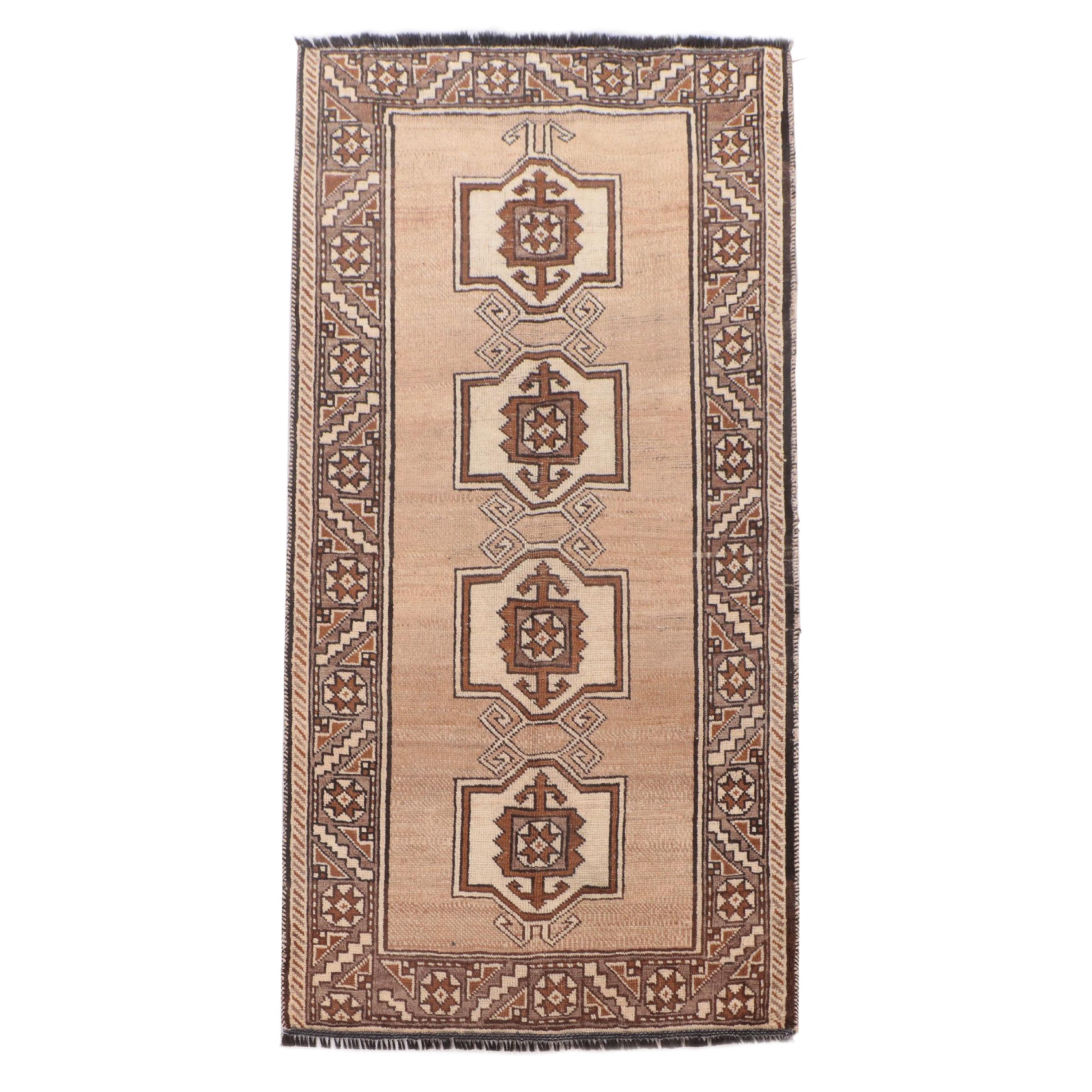 3'4 x 6'6 Hand-Knotted Afghan Khotan Area Rug