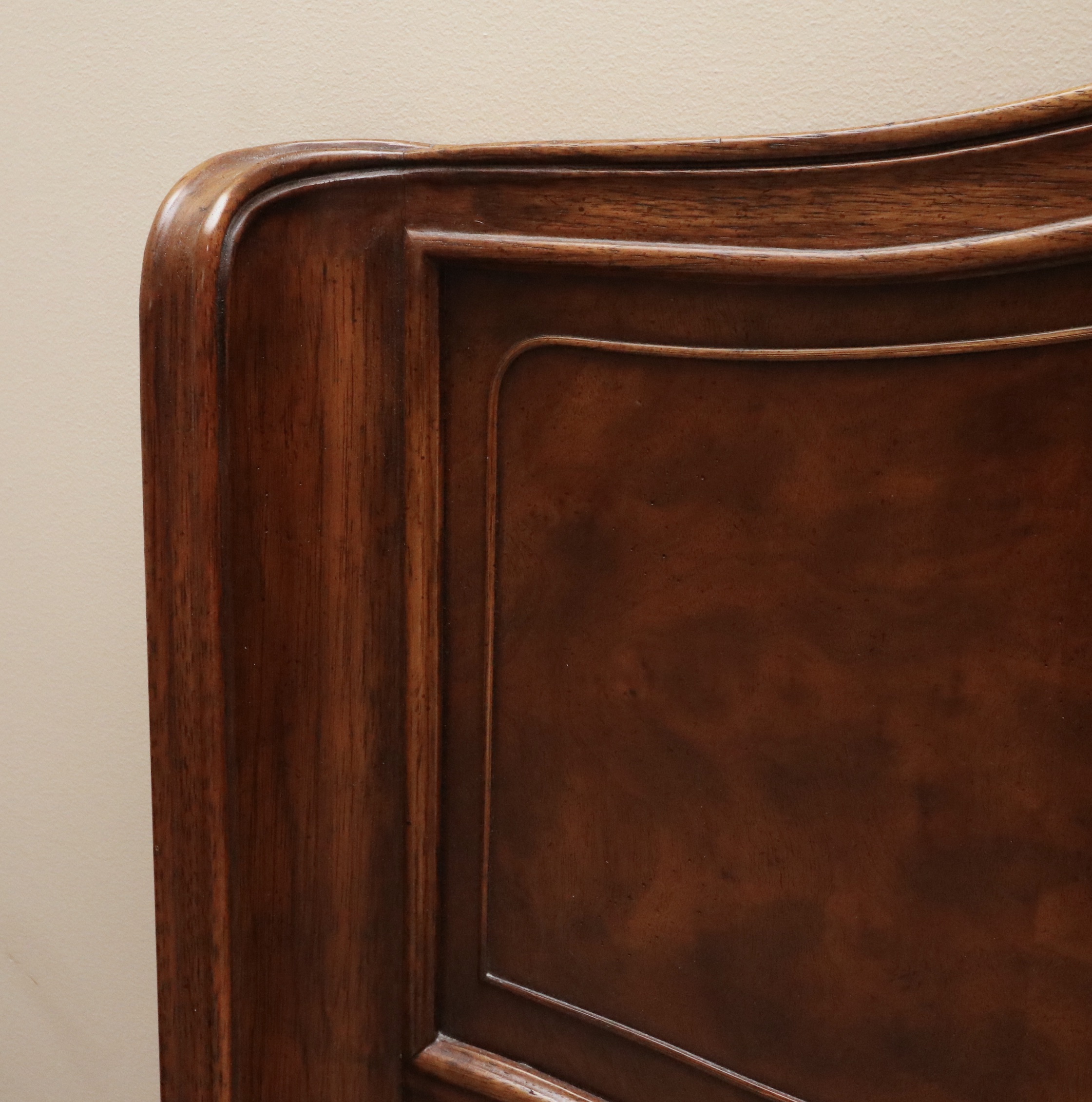 Drexel Heritage "Old Continent" Walnut King Headboard and Nightstands