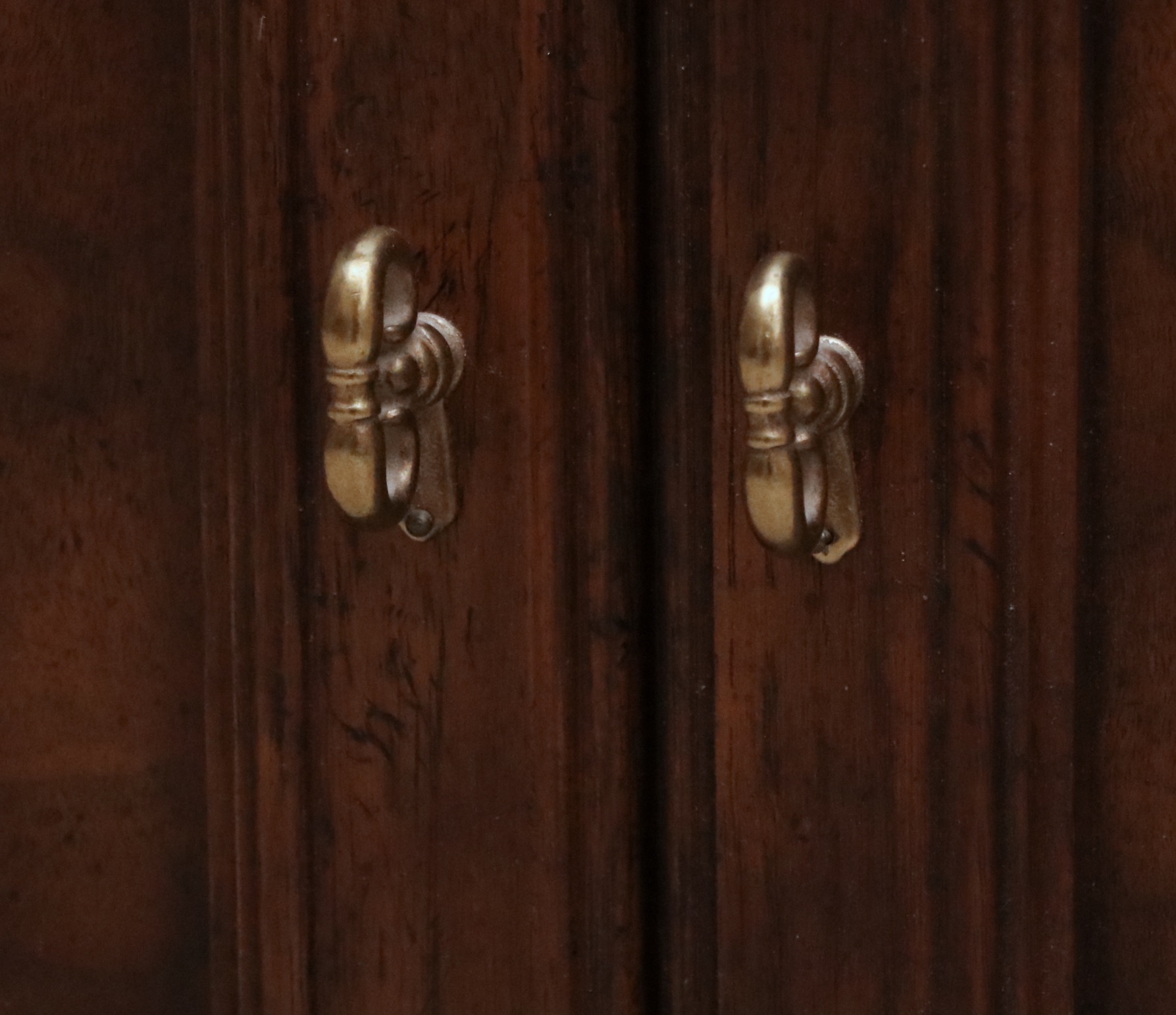 Drexel Heritage "Old Continent" Walnut King Headboard and Nightstands