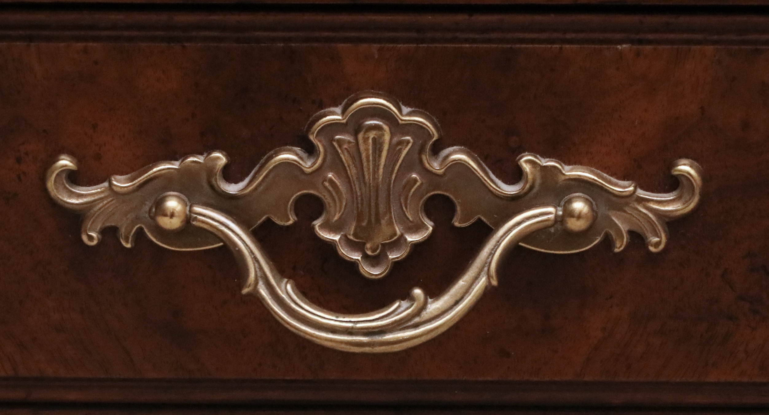 Drexel Heritage "Old Continent" Walnut King Headboard and Nightstands