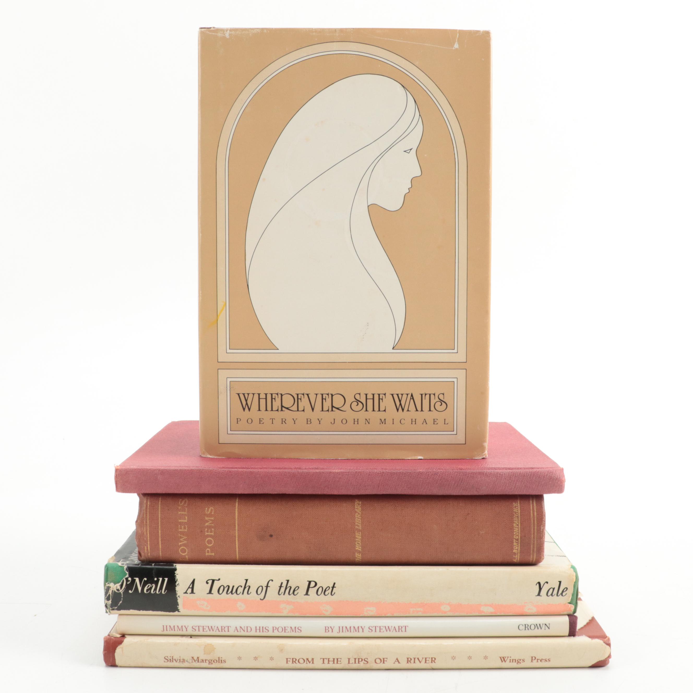 Signed First Edition "Wherever She Waits" by John Michael and More