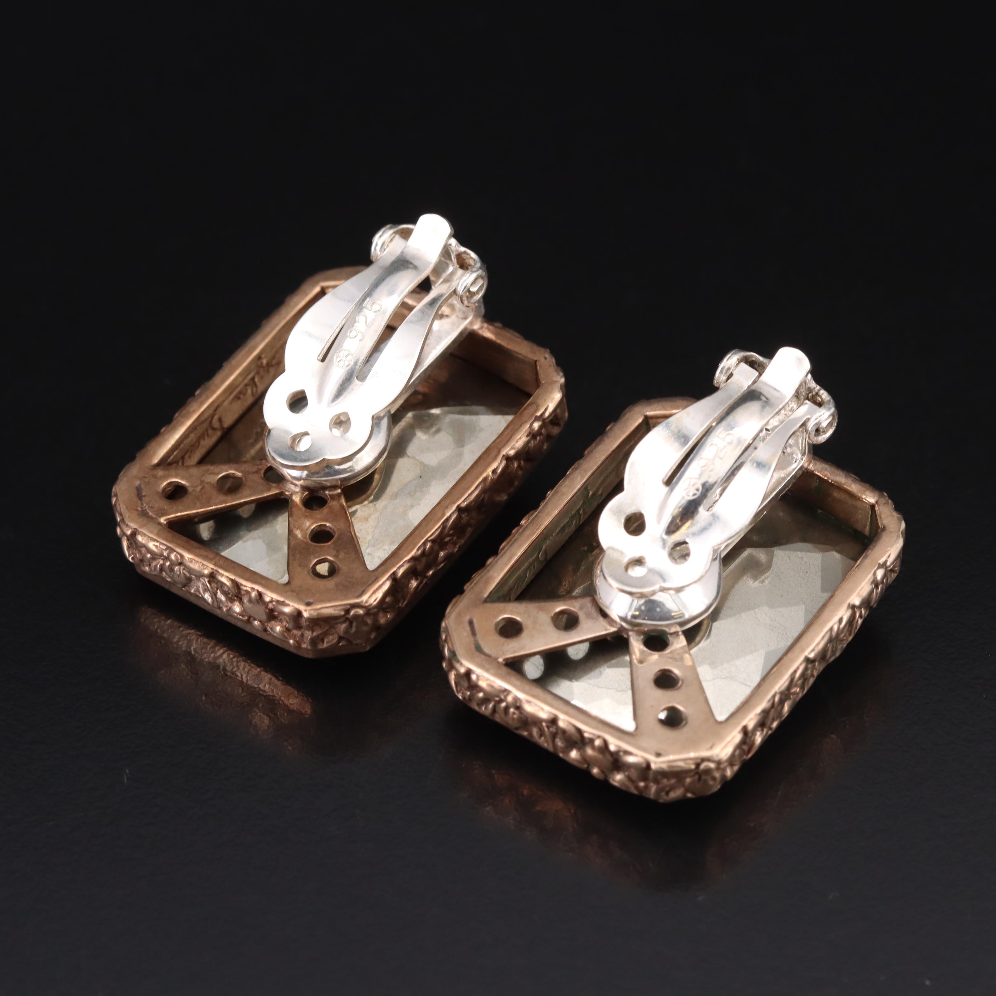 Stephen Dweck Copper Pyrite Earrings