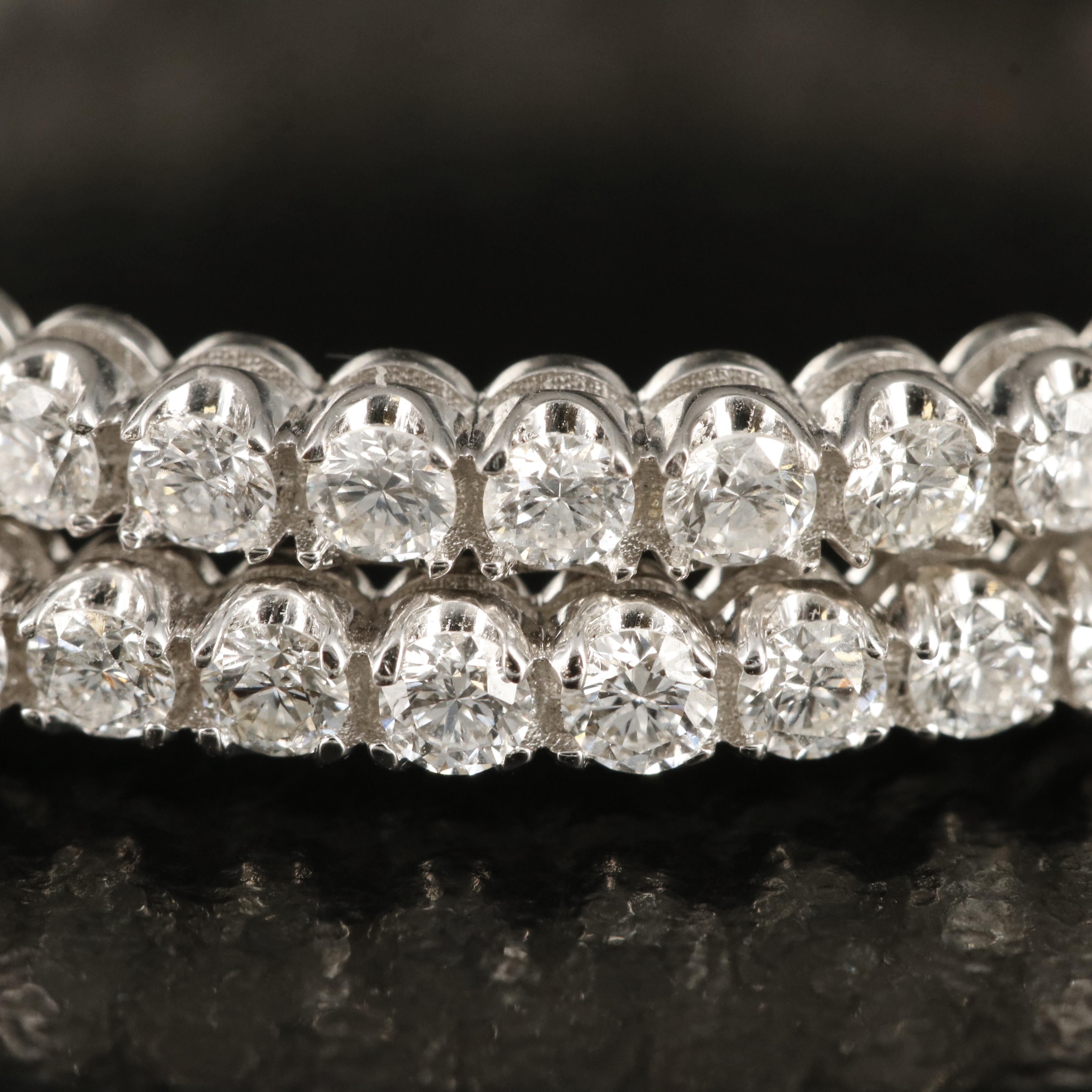 14K 2.20 CTW Diamond Inside Out Hoop Earrings