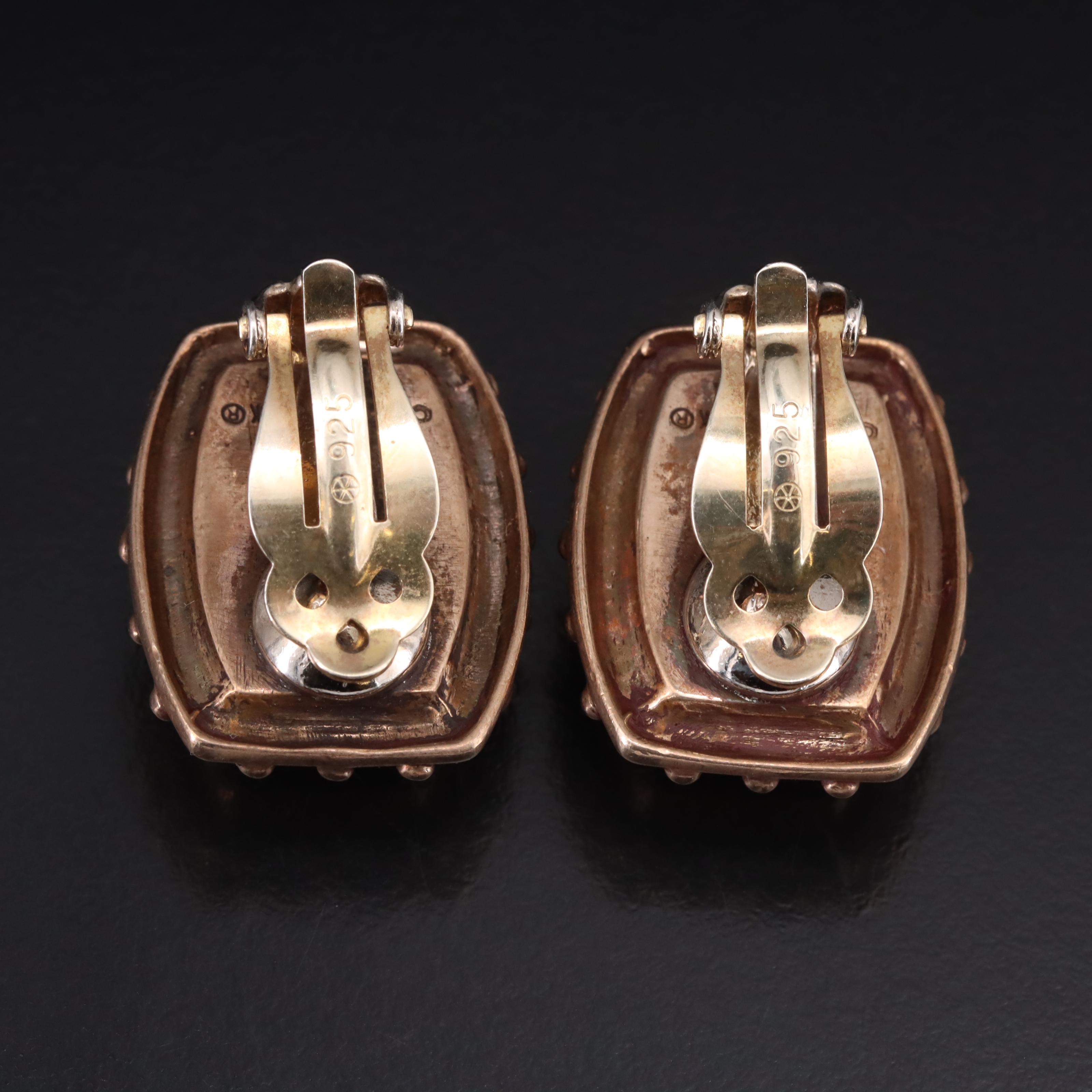 Stephen Dweck Citrine Button Earrings