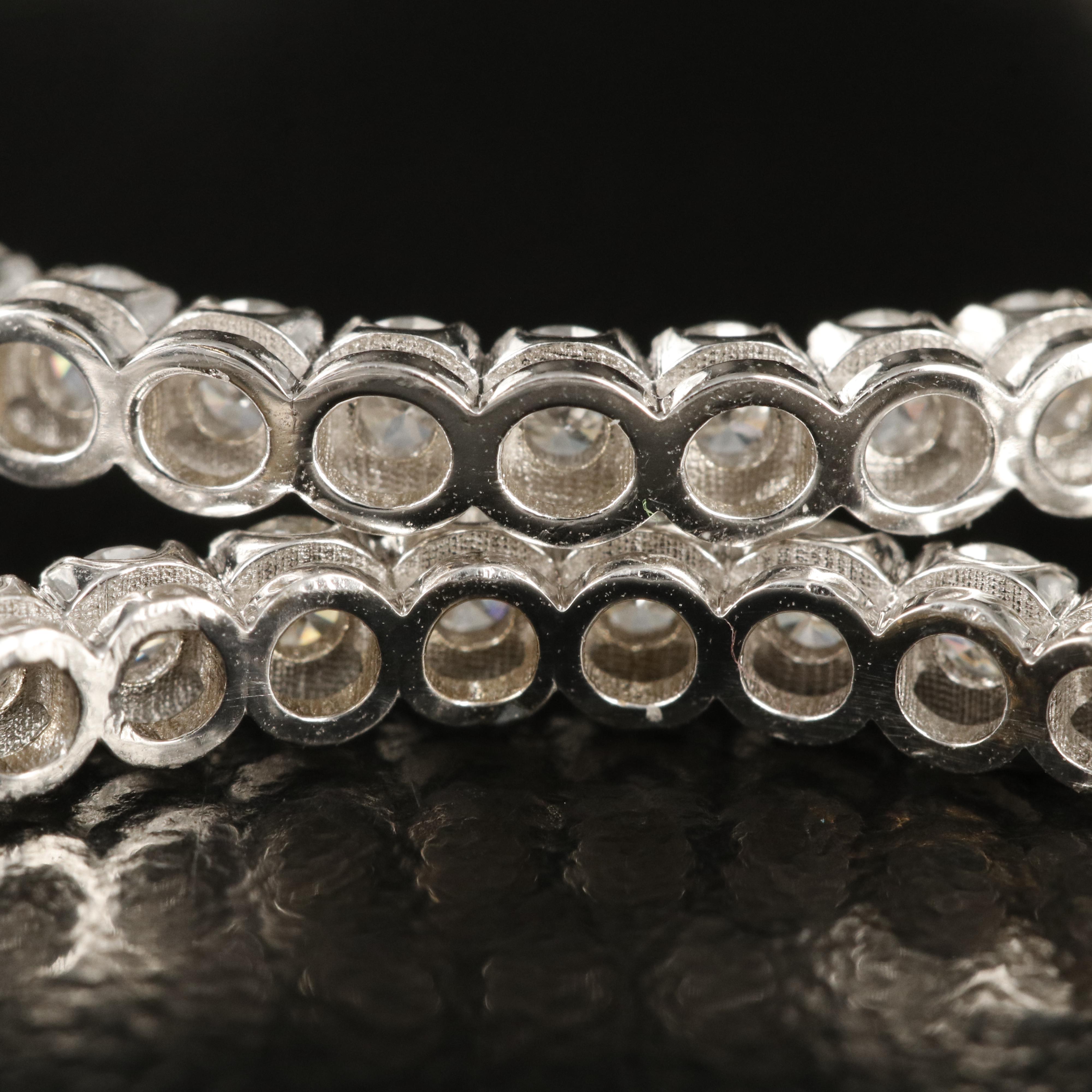 14K 2.20 CTW Diamond Inside Out Hoop Earrings