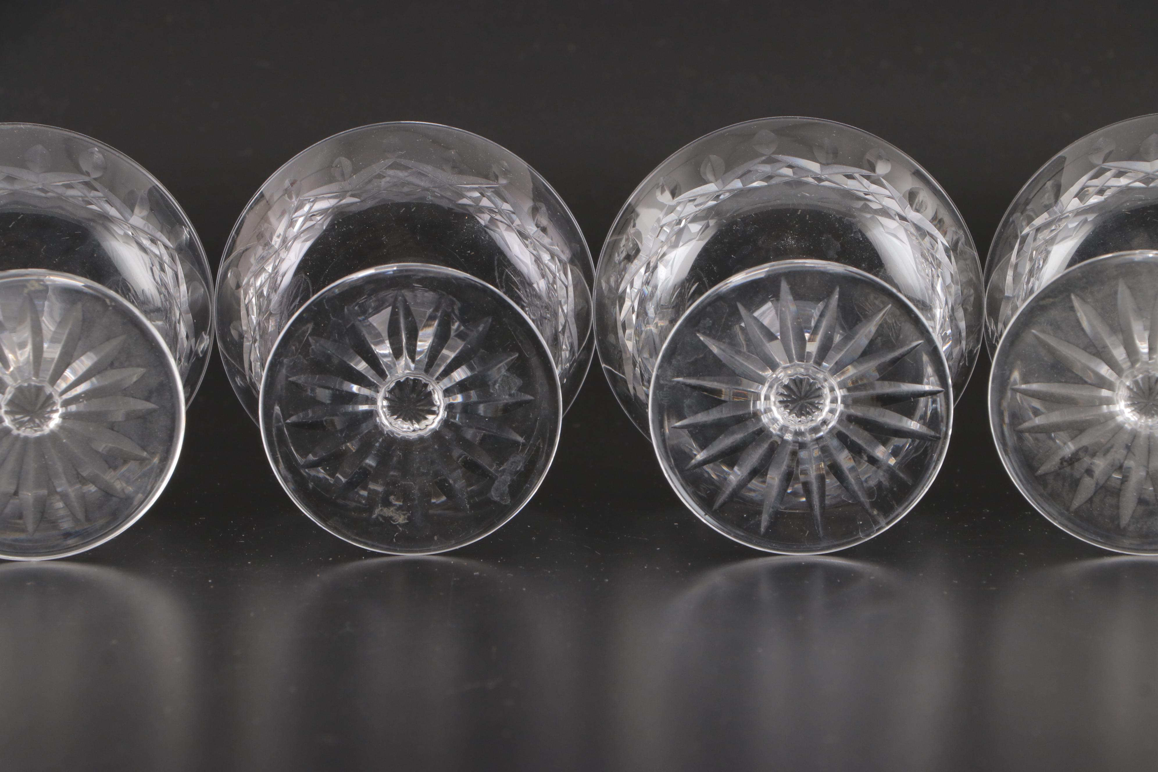 Waterford "Lismore" Crystal Champagne Coupes