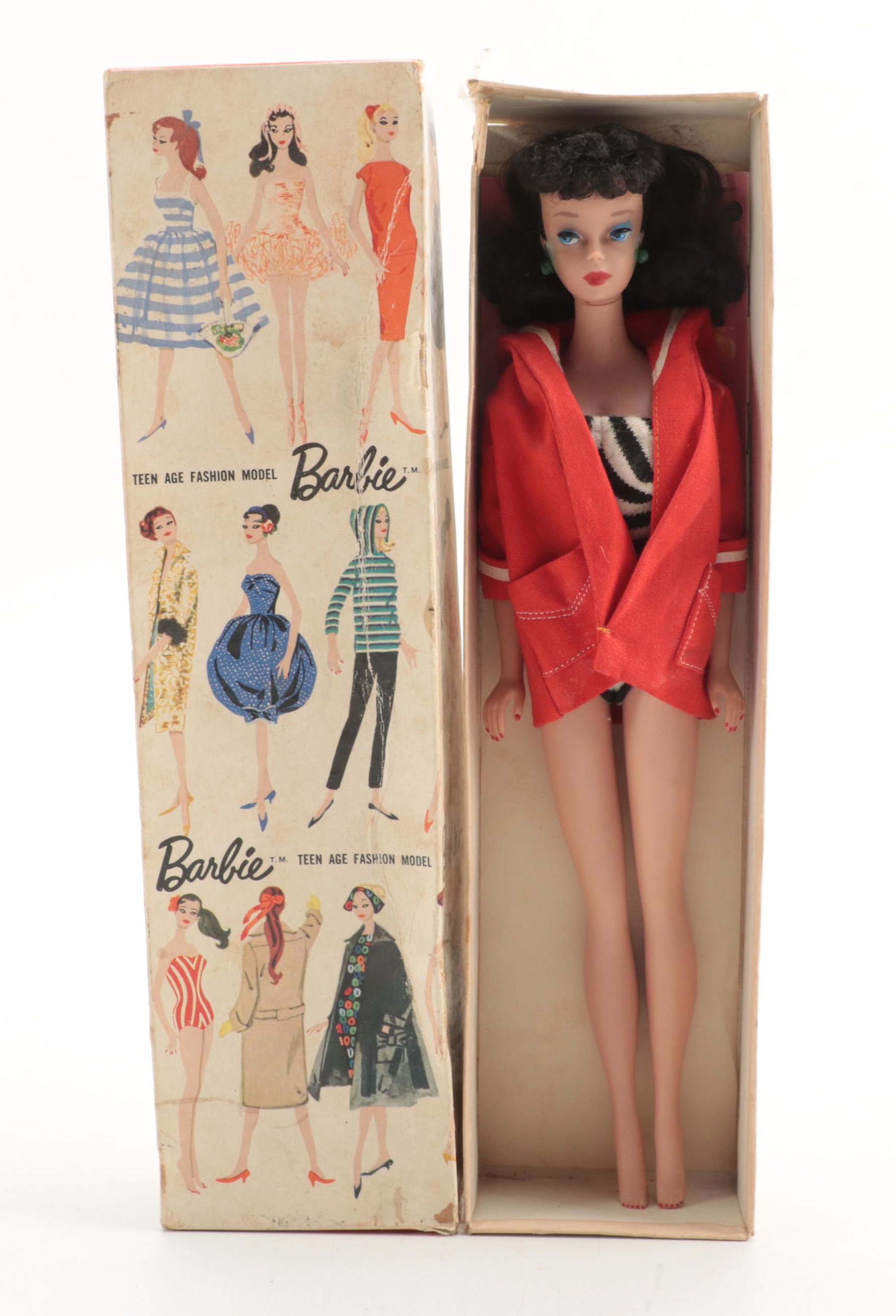 Mattel Barbie No. 850 with Other Dolls, Accessories and Bart Simpson Figure