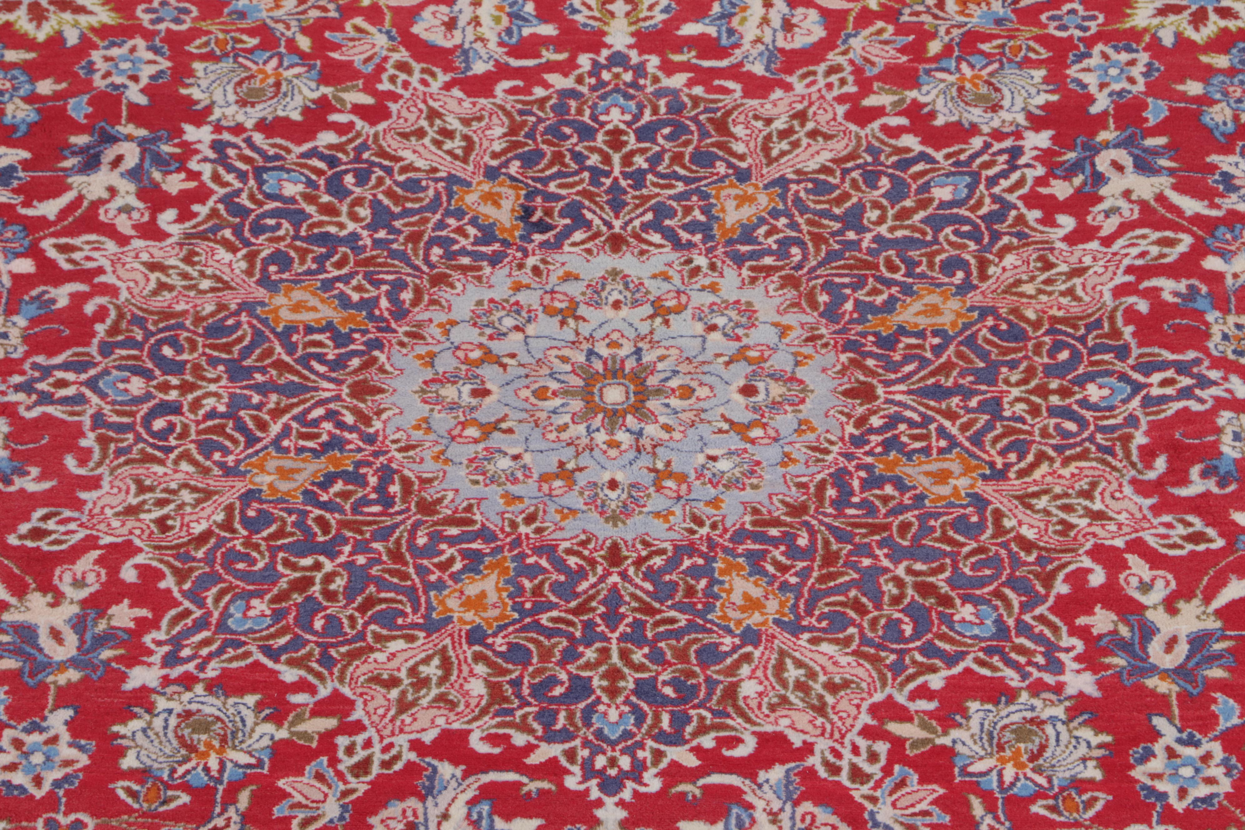 10'7 x 16'5 Hand-Knotted Persian Kashan Room Sized Rug