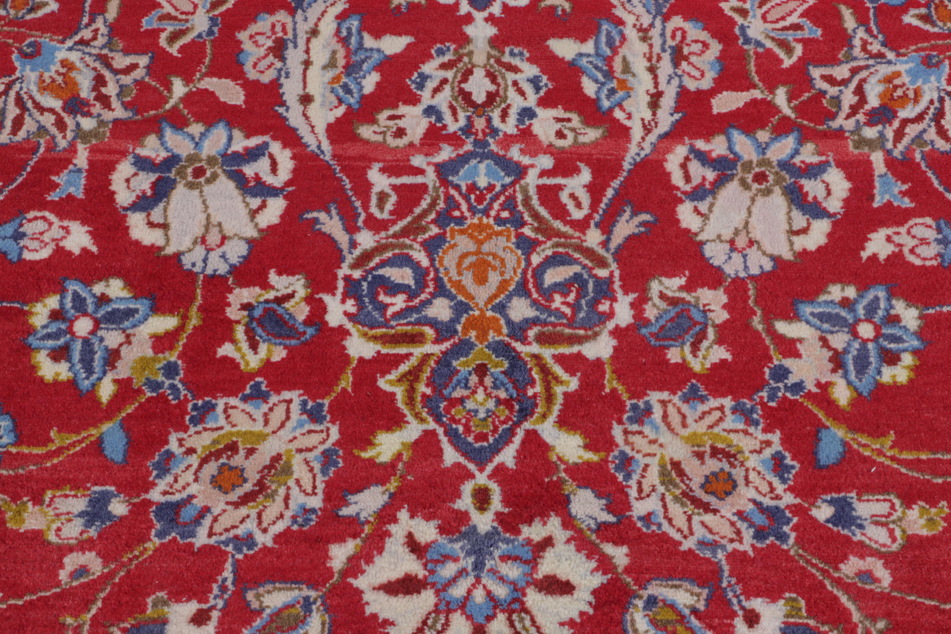 10'7 x 16'5 Hand-Knotted Persian Kashan Room Sized Rug