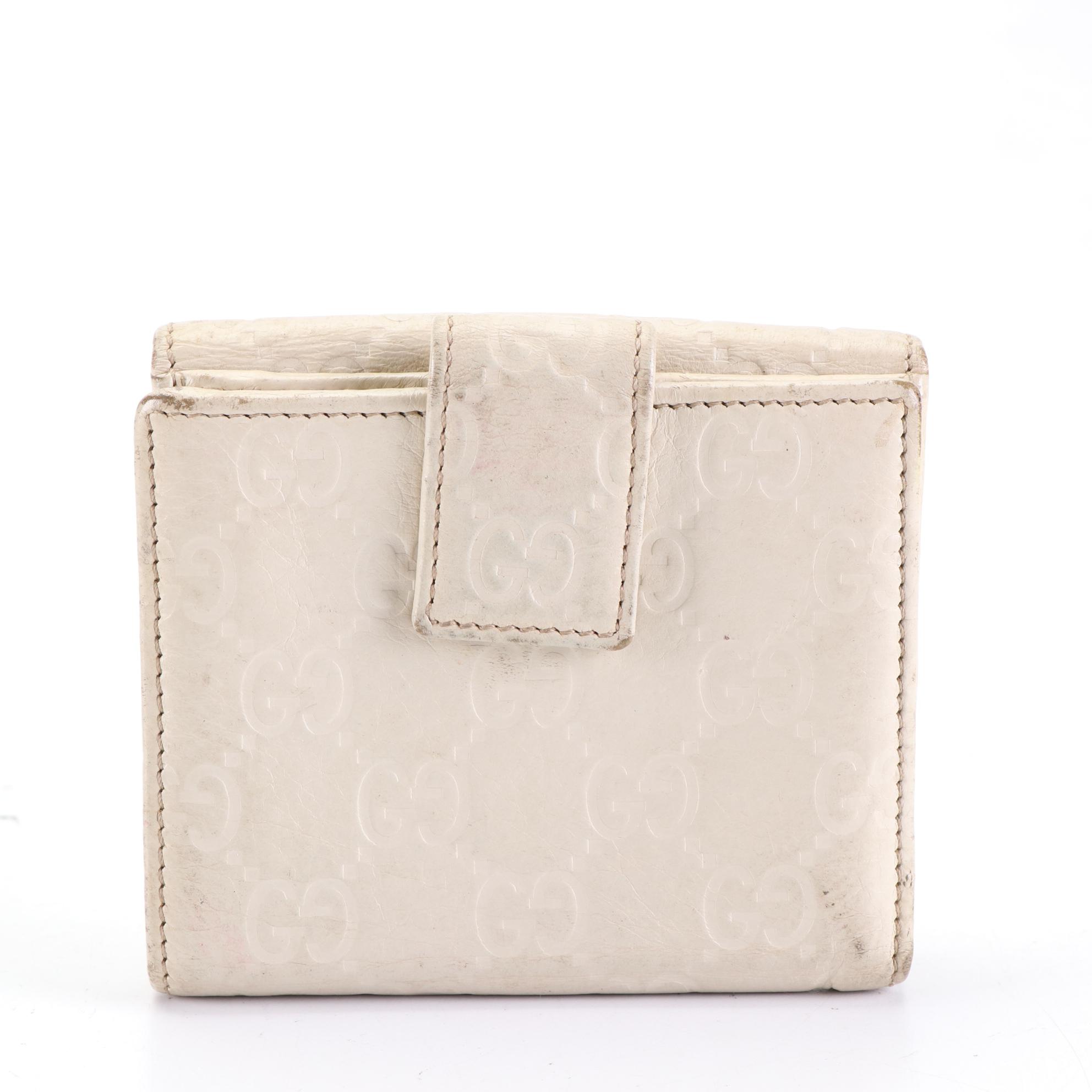 Gucci Compact Wallet in Guccissima Leather with GG Charm