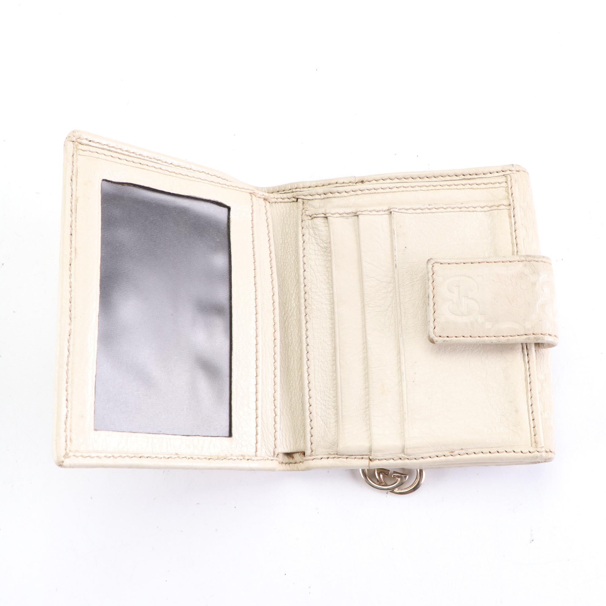 Gucci Compact Wallet in Guccissima Leather with GG Charm