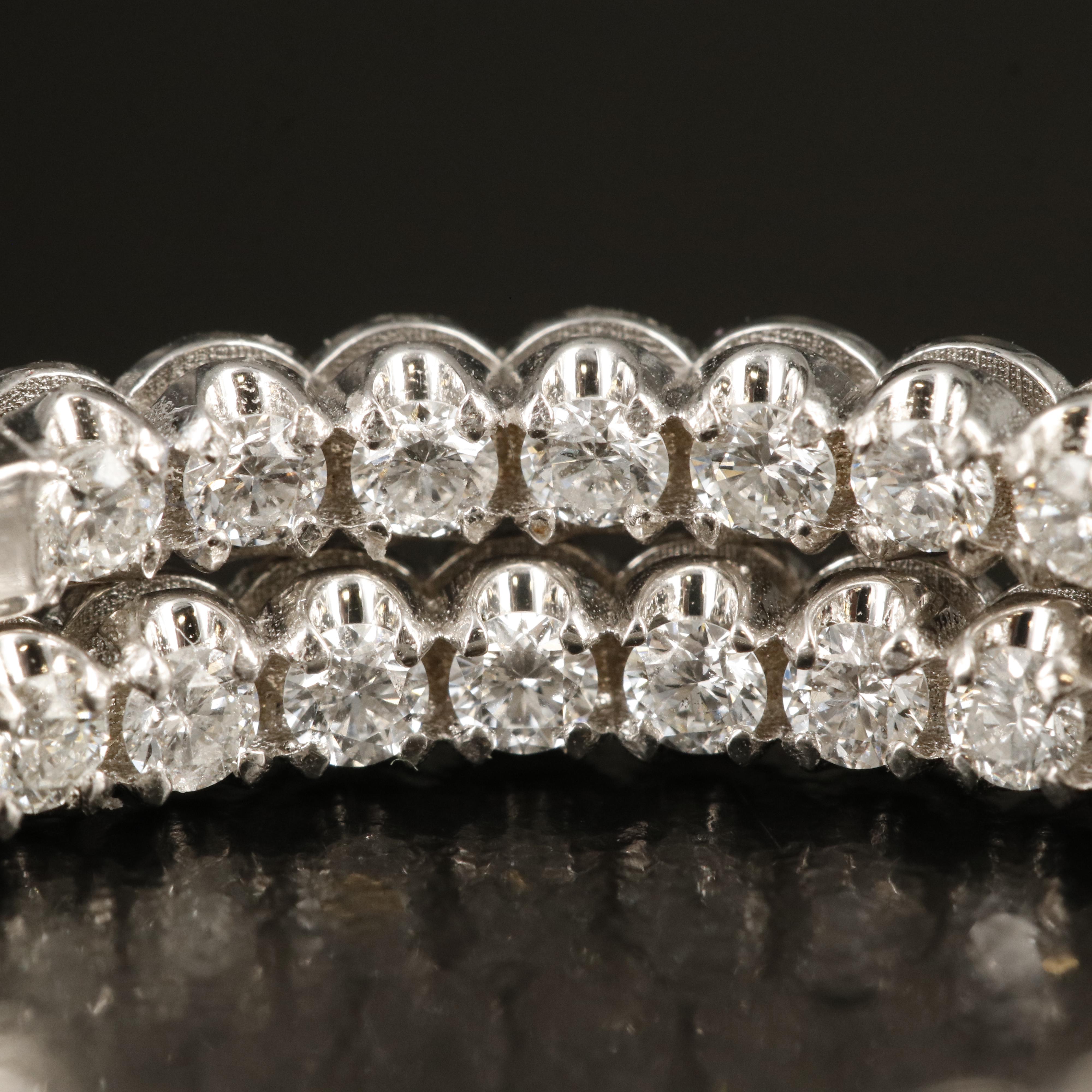 14K 1.57 CTW Diamond Inside Out Hoop Earrings