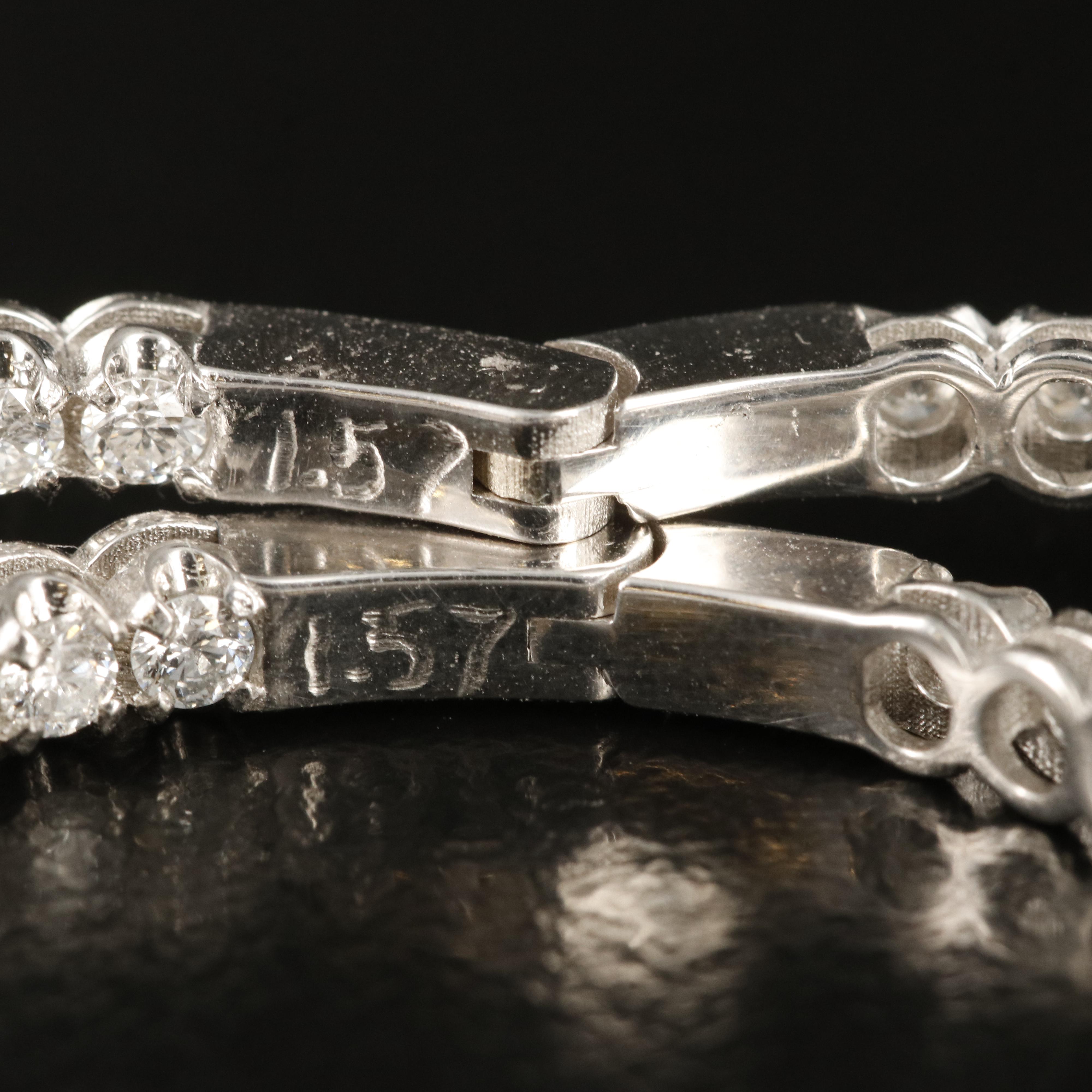 14K 1.57 CTW Diamond Inside Out Hoop Earrings